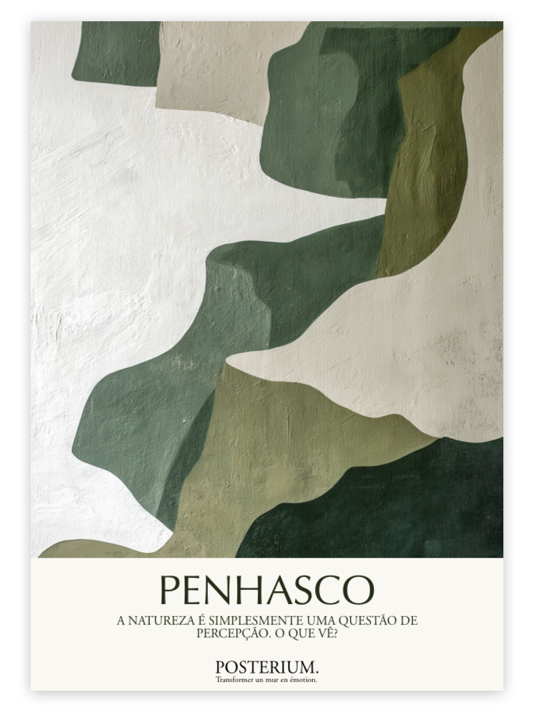Penhasco affiche Collection Botanique