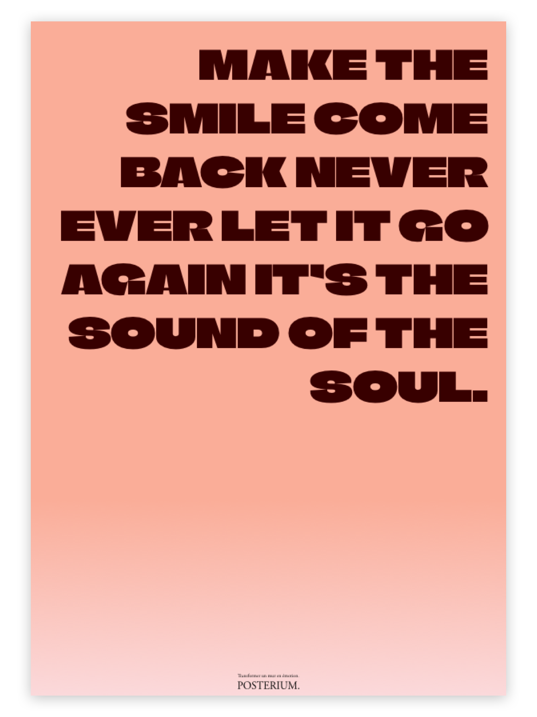 Make the smile comme back - Affiche printemps 2026