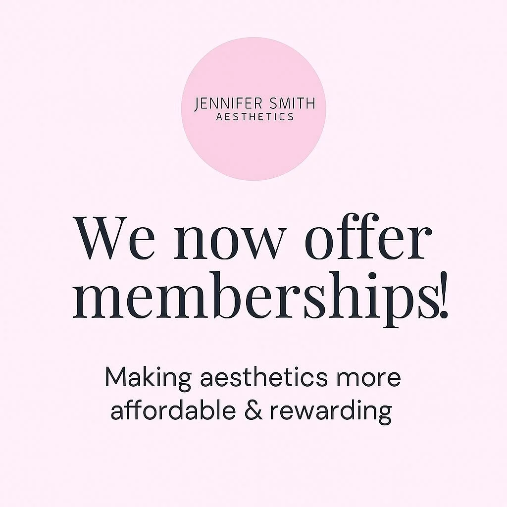 ✨ New! Affordable Memberships Now Available ✨

We&rsquo;re so excited to announce that Jennifer Smith Aesthetics now offers exclusive memberships starting from &pound;30 per month designed to make your favourite treatments more affordable, rewarding,