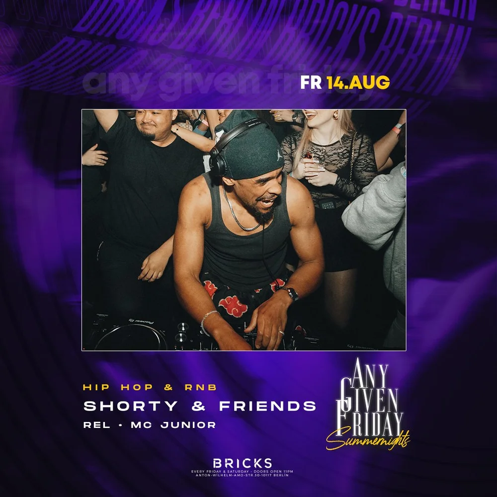 Eventgrafik AGF SUMMERNIGHTS x SHORTY & FRIENDS