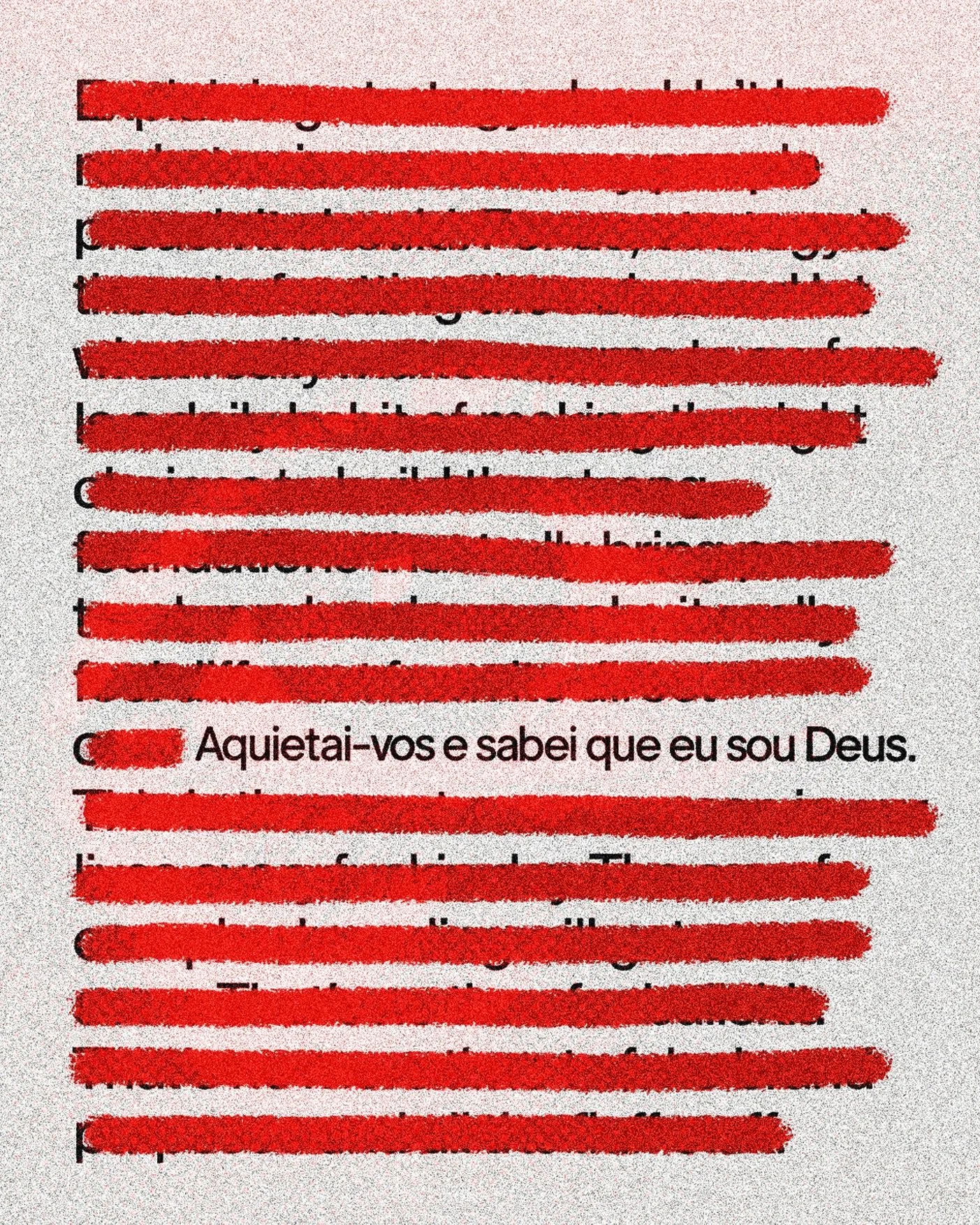 Nem tudo precisa de uma resposta imediata.
Nem toda batalha precisa ser vencida no seu tempo.
&ldquo;Aquietai-vos e sabei que eu sou Deus.&rdquo;
Salmos 46:10