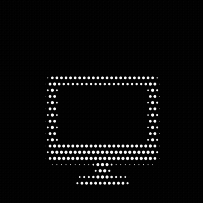 Une icône d'un ordinateur qui envois un fichier