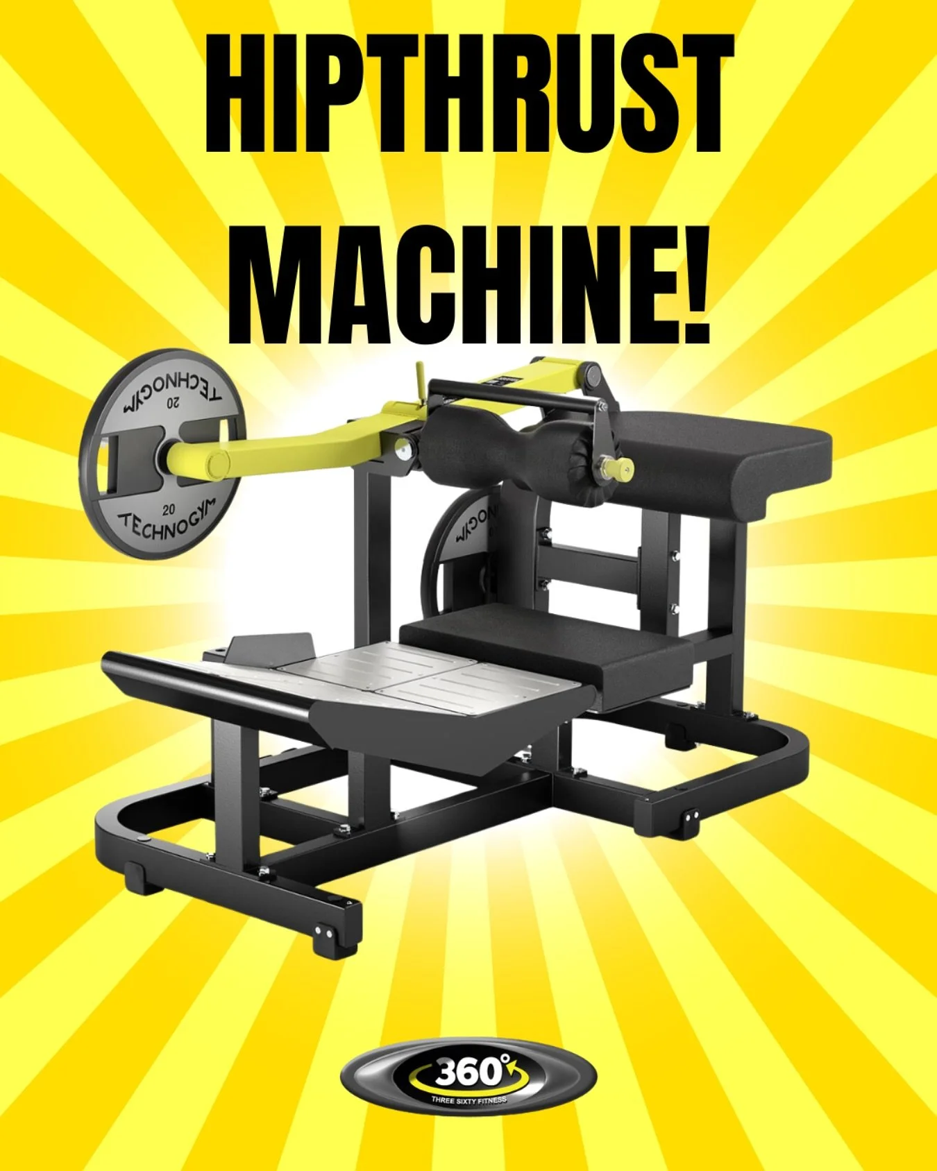 🔥 It&rsquo;s the Hip Thrust Machine!
 No more hunting for benches or barbells, just pure glute gains, made easy.
 Arriving soon as part of our December refurbishment!
 #360Fitness #HipThrust #RefurbReveal