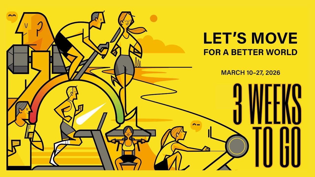 We&rsquo;re proud to be part of the global Let&rsquo;s Move &amp; Donate Food campaign 🌍 

From 10&ndash;27 March, every MOVE you track through Technogym contributes toward a powerful goal: for every 2,000 MOVEs recorded worldwide, a meal is symboli