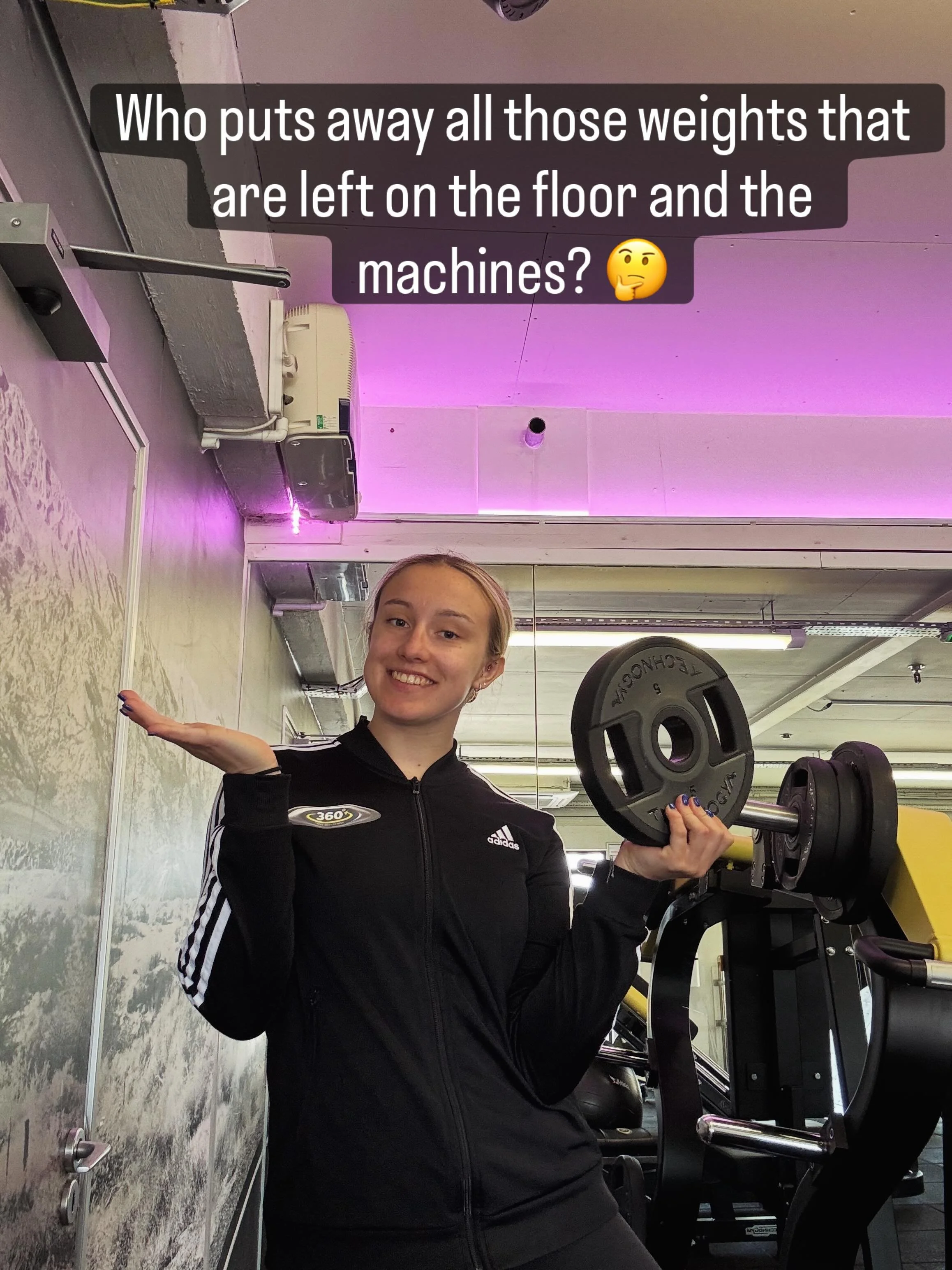 Who tidies up those weights that are left on the floor and the machines? 🤔

Please remember to re-rack your weights, the cleaning fairy can&rsquo;t do it for you 🧚

#threesixtyfitness #cleanup #weights #shoreham #fitness