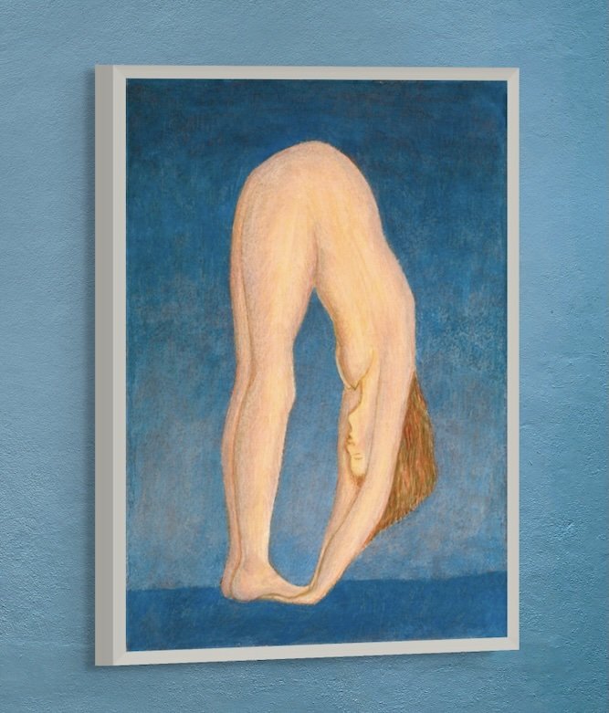Hand to Foot Pose Print