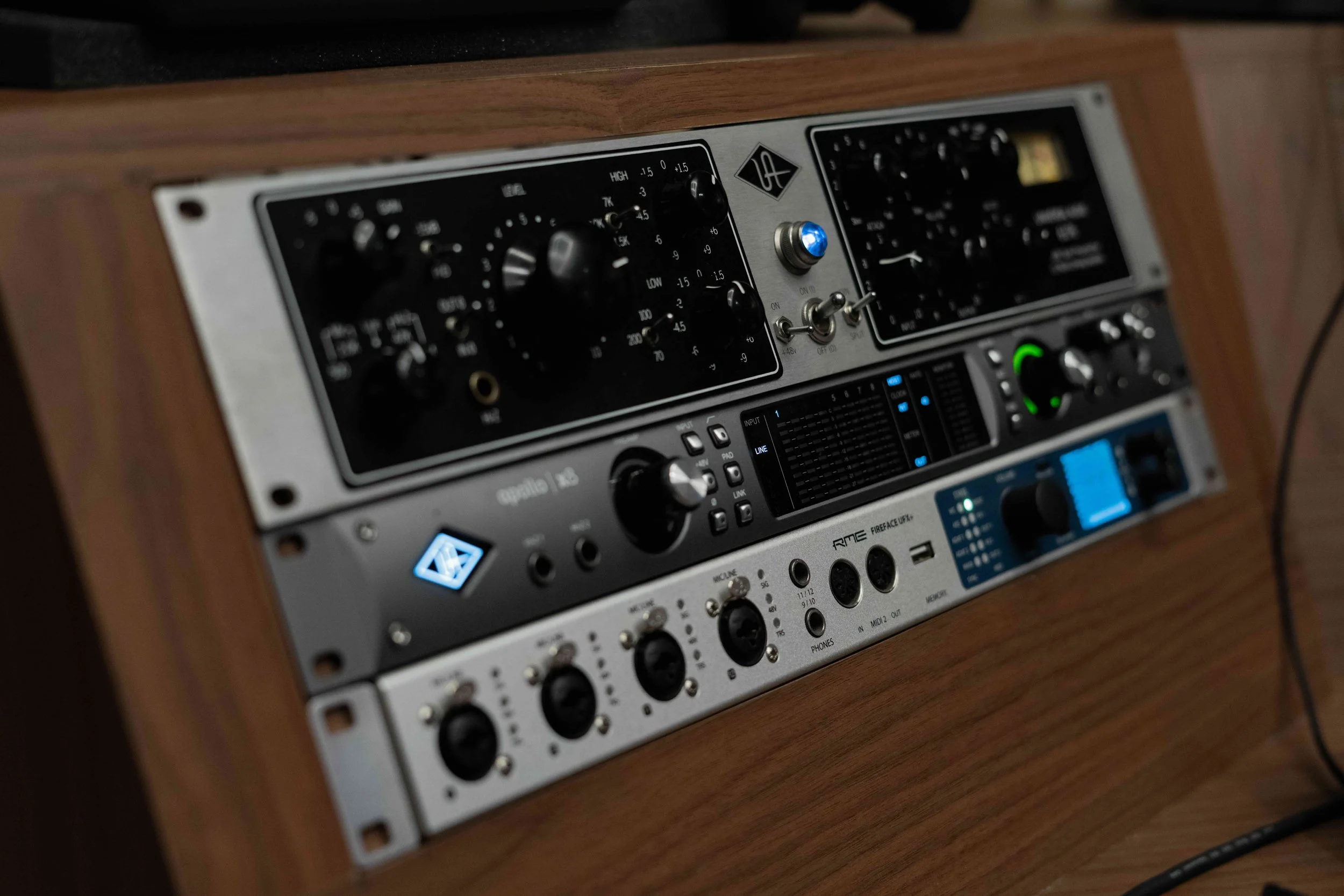 UAD 6176, Apollo X8, RME Fireface UFX+