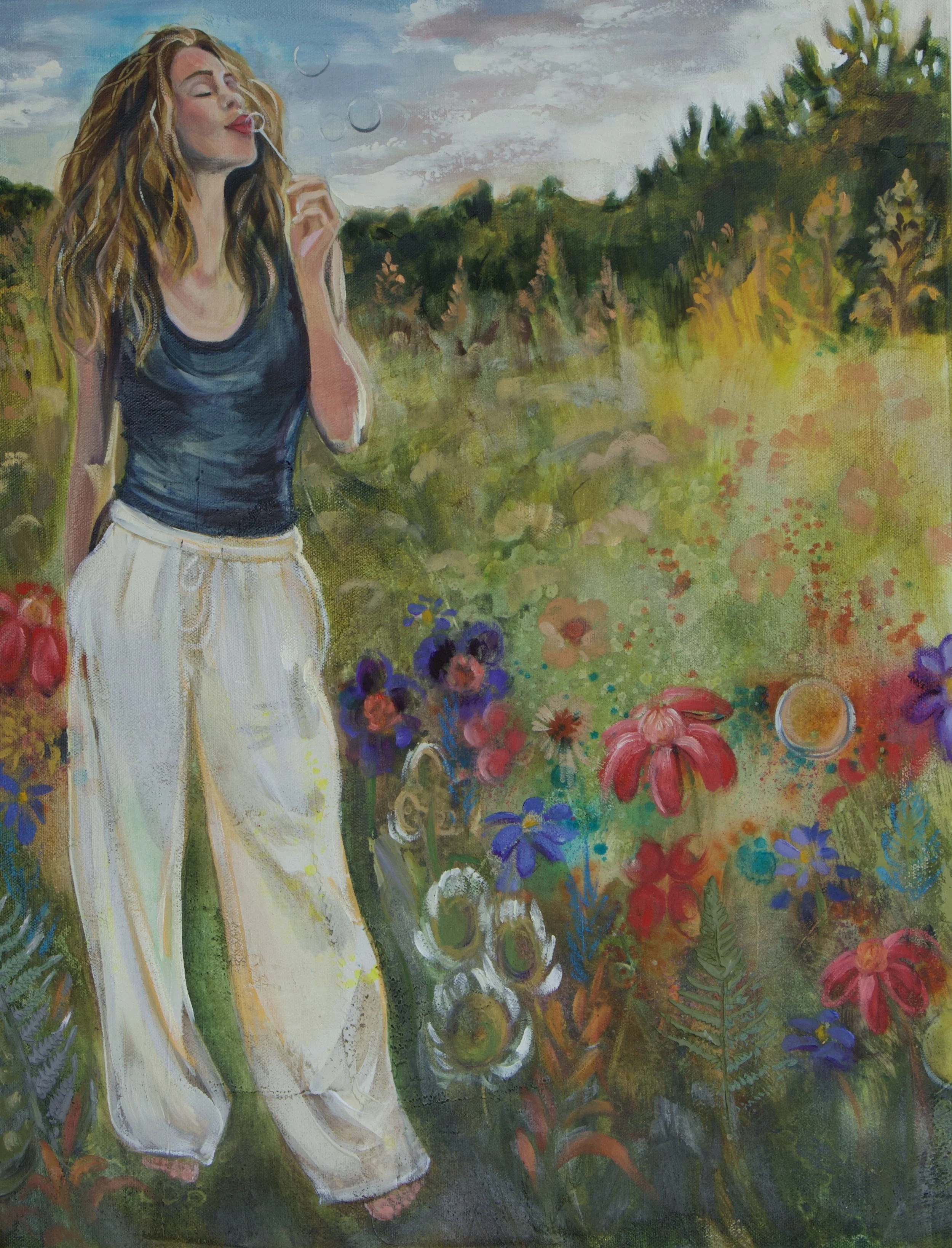 Blissful Garden Escape Fine Art Print