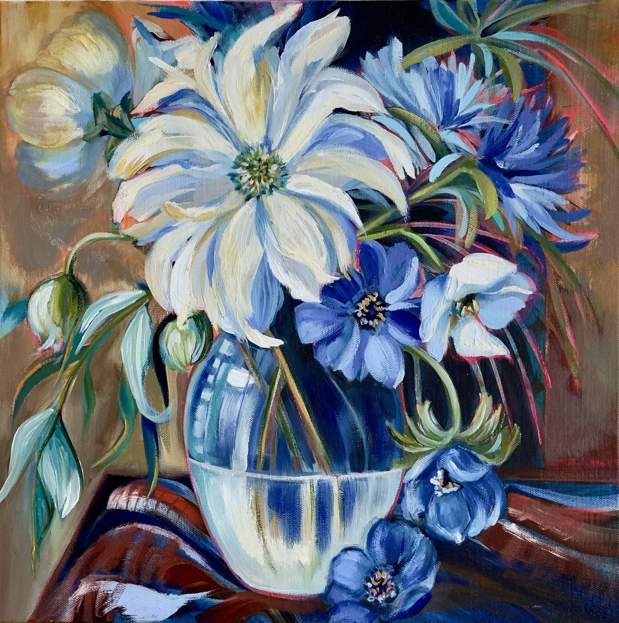 Floral Symphony Oil Painting