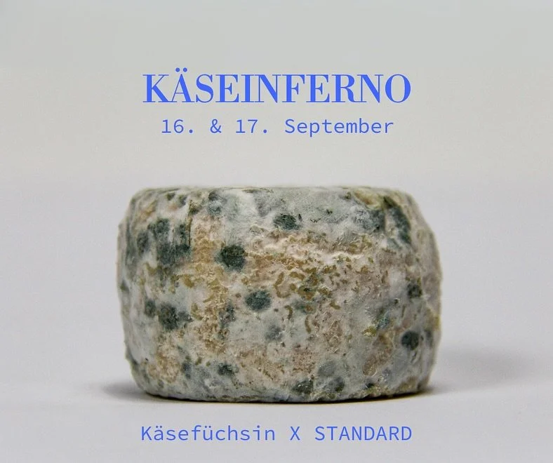 K&auml;seinferno Vol. 2 im STANDARD mit K&auml;sef&uuml;chsin Josefine 🧀

Das K&auml;seinferno geht in die n&auml;chste Runde - neuer K&auml;se, neue Drinks &amp; Weine und wie immer gute Laune: Am 16. &amp; 17. September verwandeln wir das STANDARD