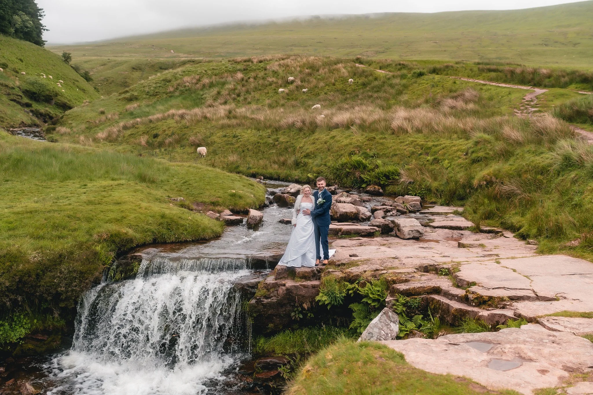 Fay and Haydn wedding- Penn Y Fann