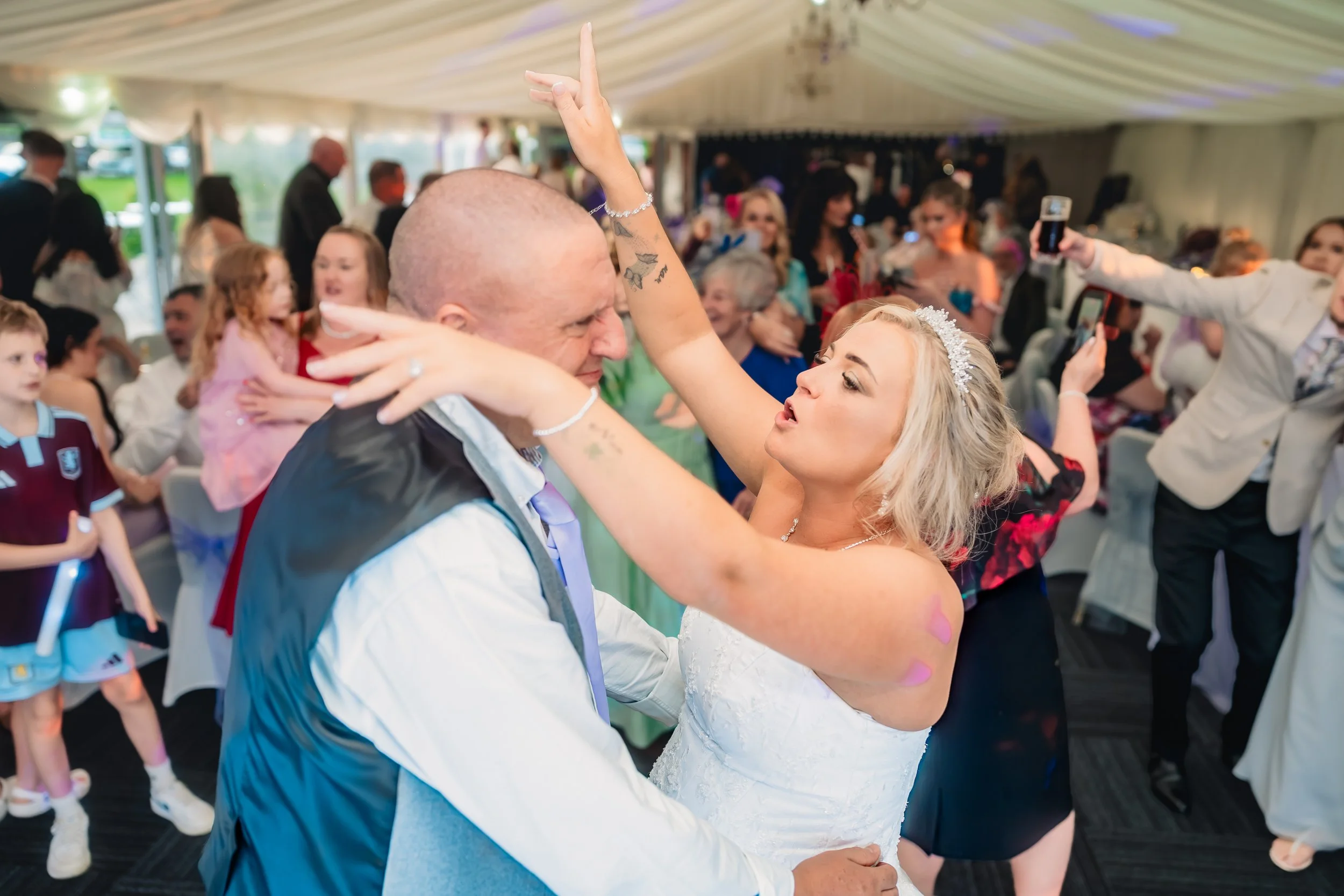 Kayleigh and Lewis wedding-Brook Marston Farm Hotel-Reception