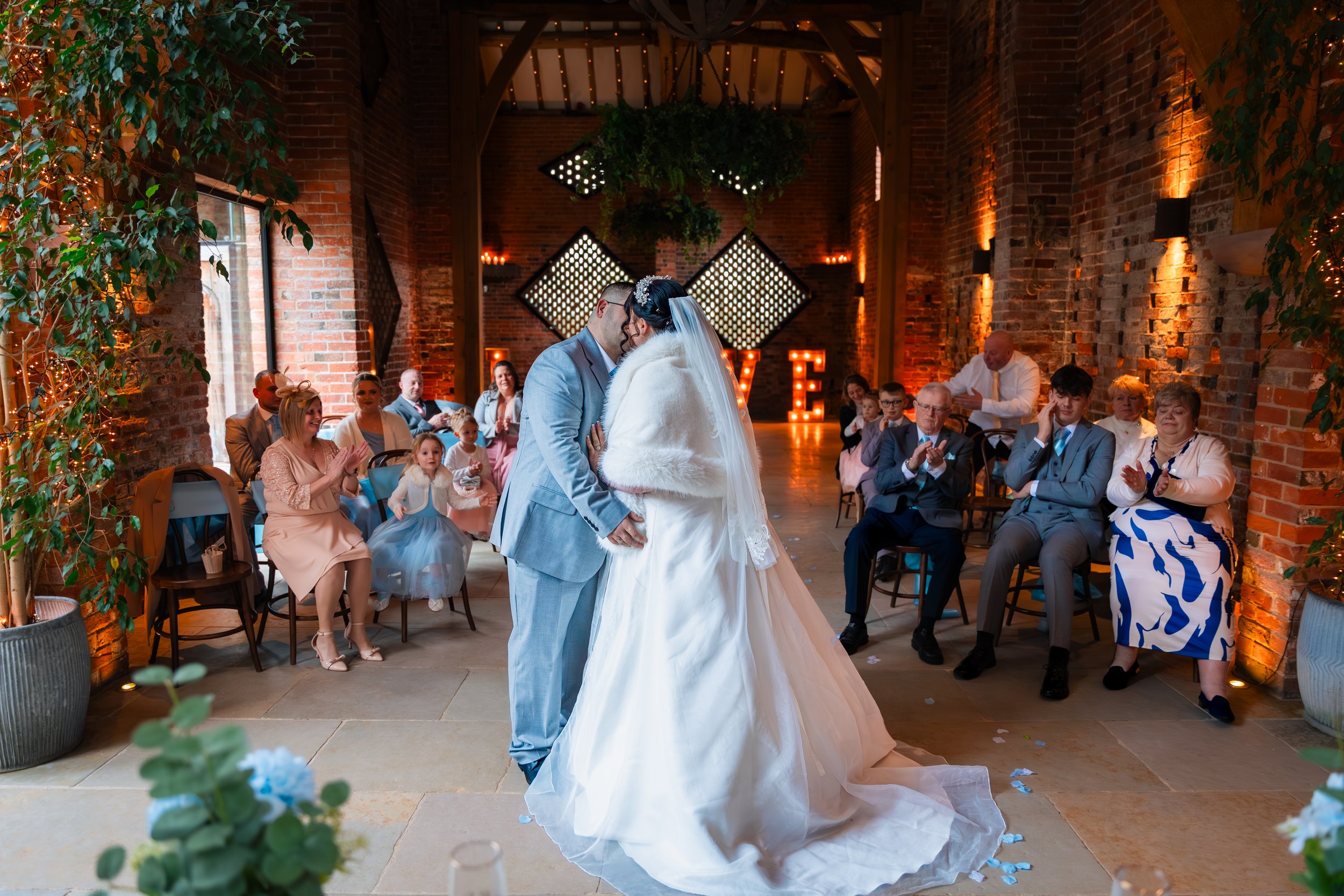 atural wedding moment captured by Birmingham wedding photographer