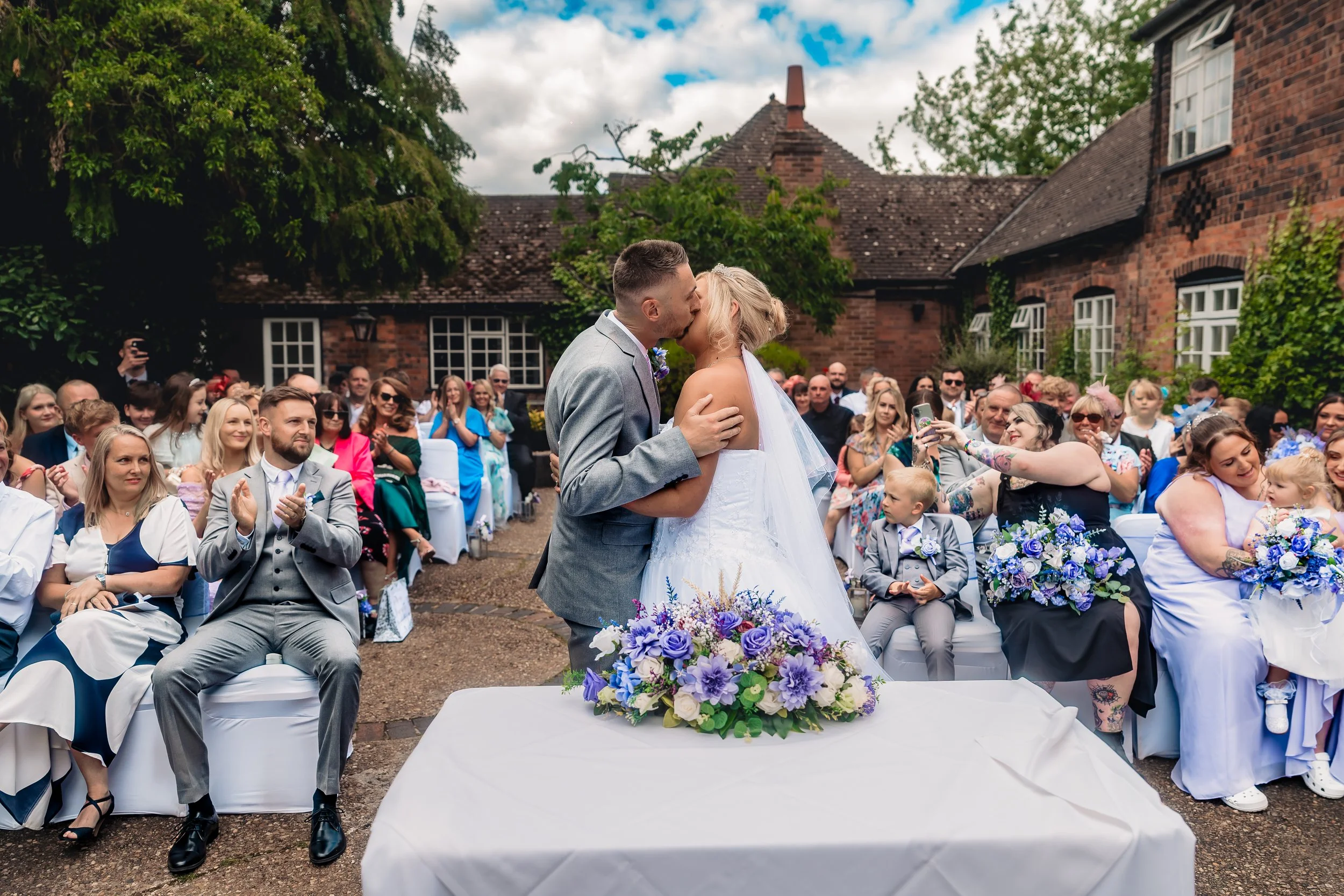 Kayleigh and Lewis wedding-Brook Marston Farm Hotel-Ceremony