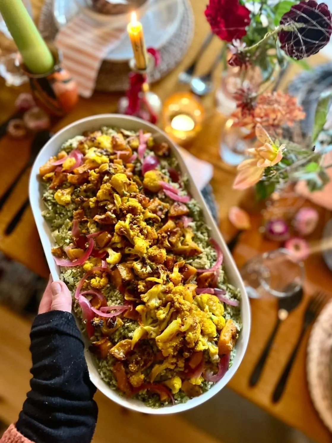 green godess quinoa and tumeric cauliflower.jpg