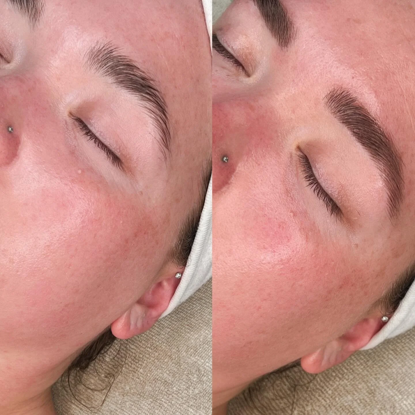 Love a good brow enhancement 🪄&thinsp;
&thinsp;
Eyebrow wax + tint&thinsp;
𝘓𝘪𝘯𝘬 𝘵𝘰 𝘣𝘰𝘰𝘬 𝘪𝘯 𝘣𝘪𝘰