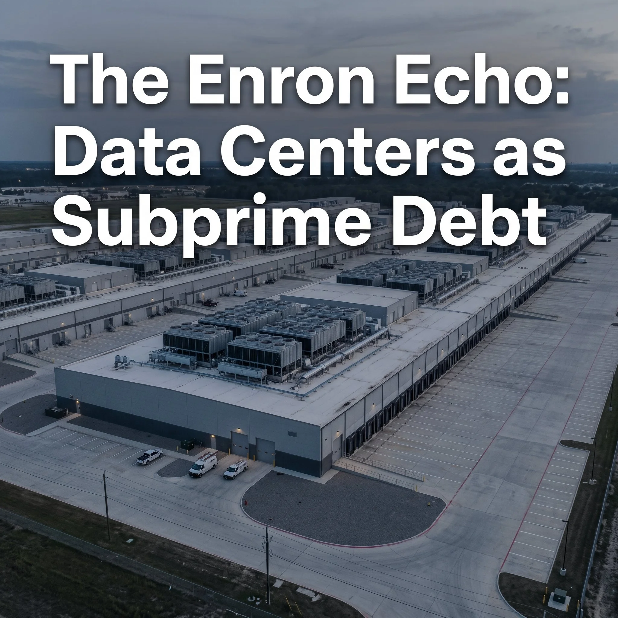 The Enron Echo: Data Centers as Subprime Debt