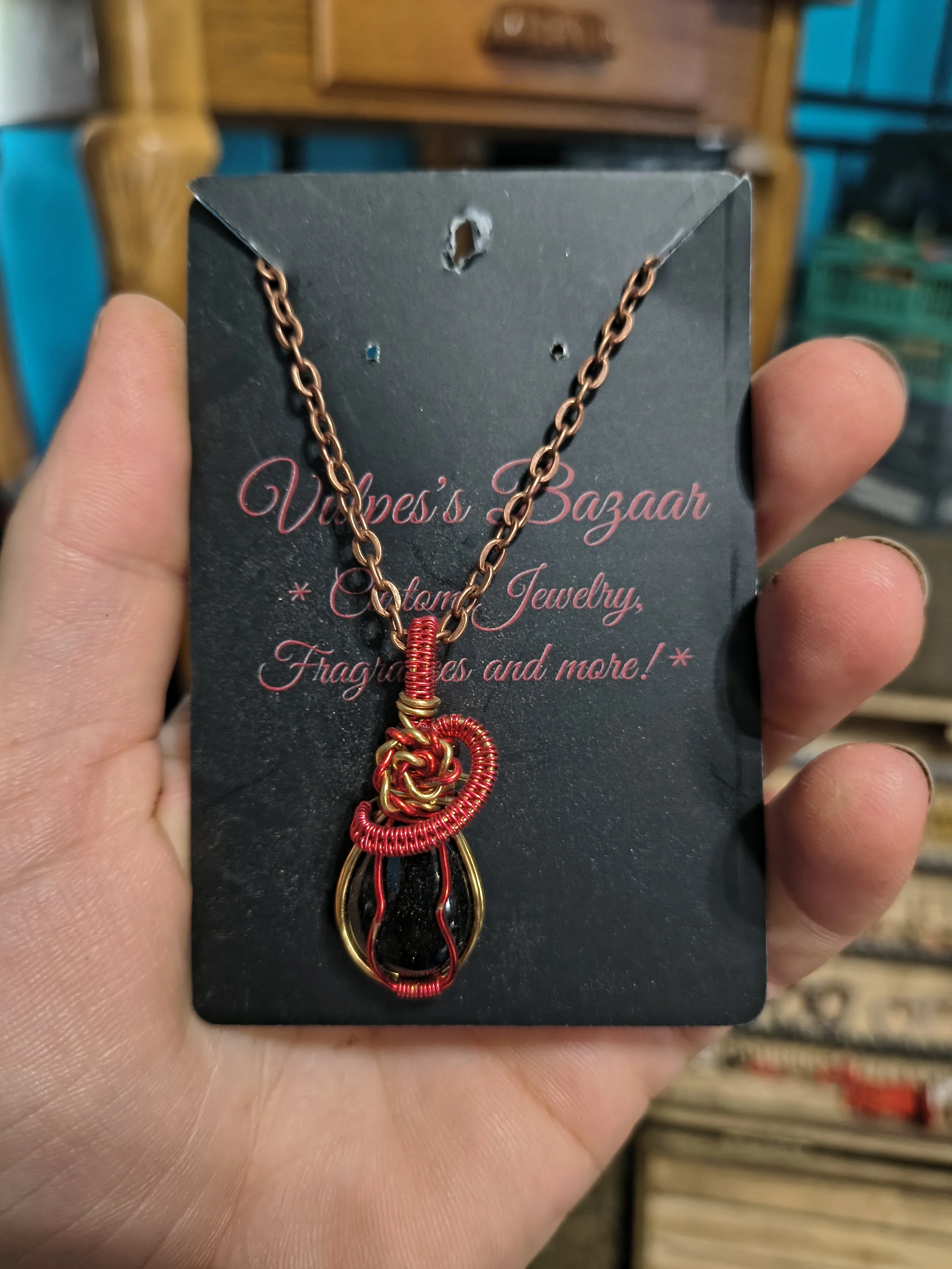 Sardonyx Teardrop Pendant