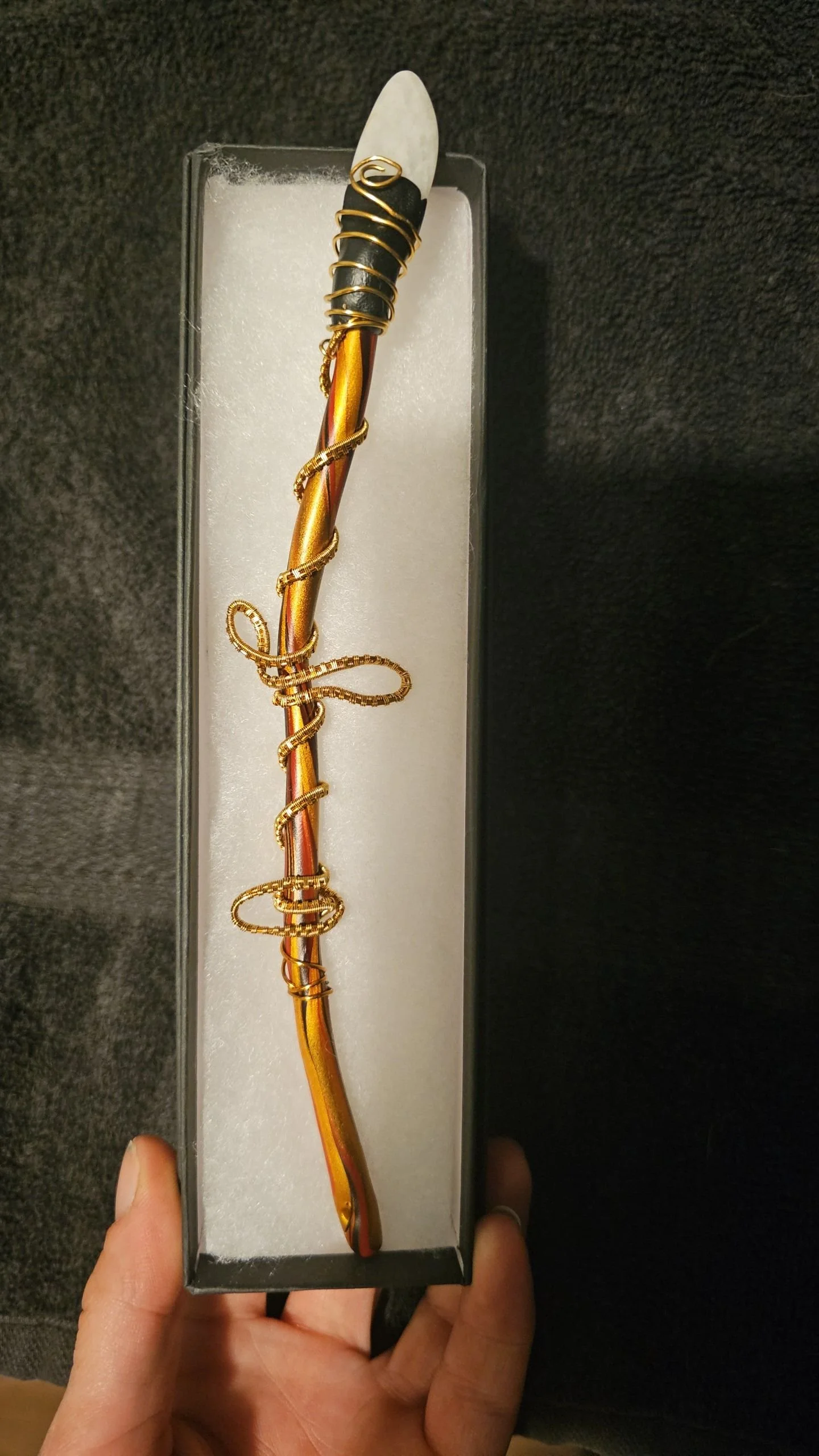 Moonstone Wire Wrap Wand
