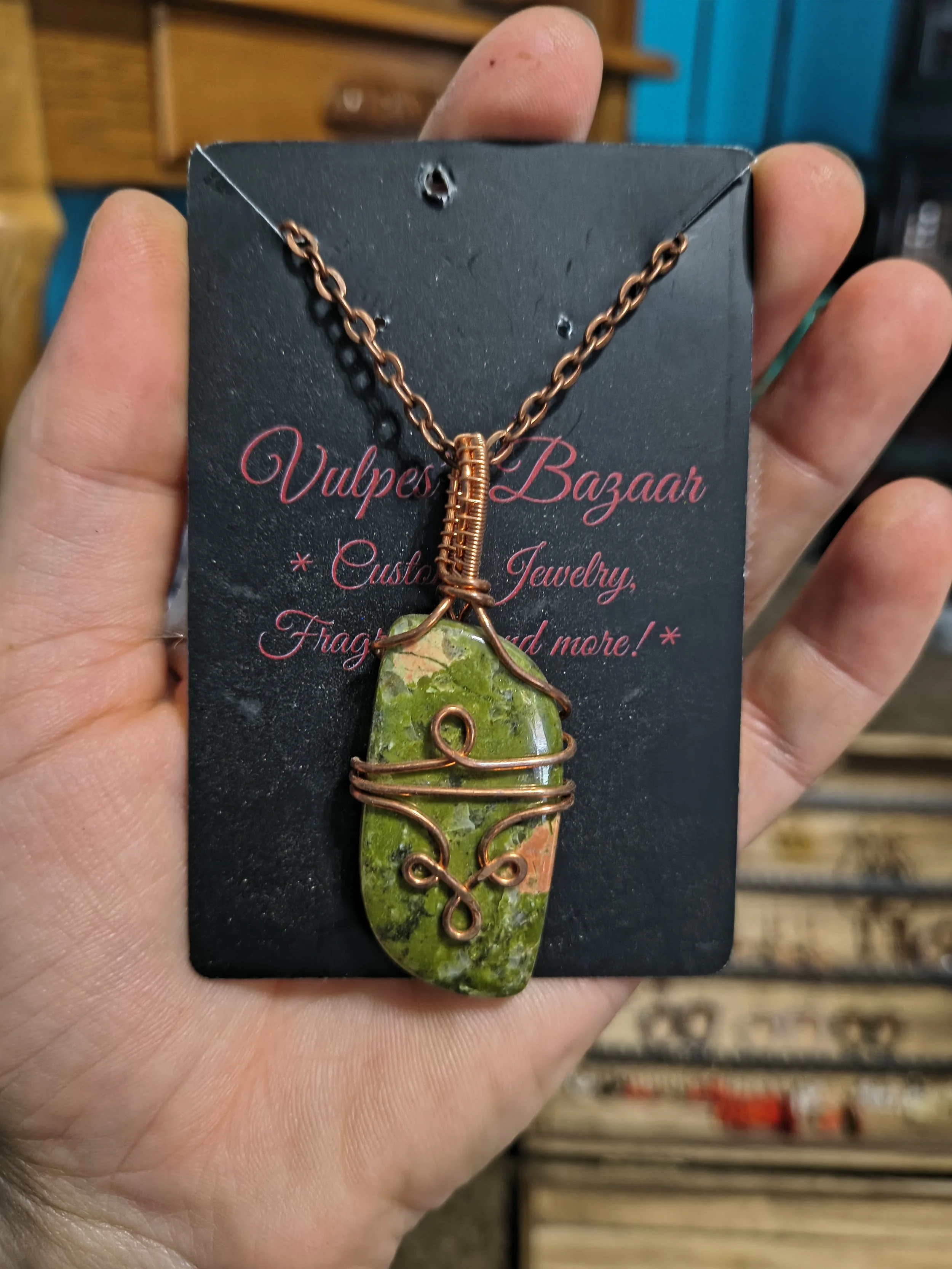 Unakite Pendant