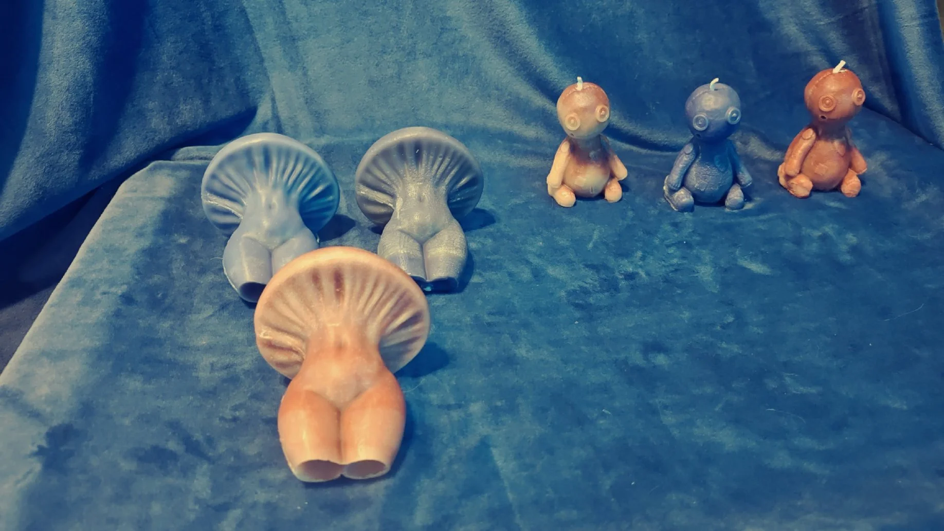 Mushroom Goddess Candle