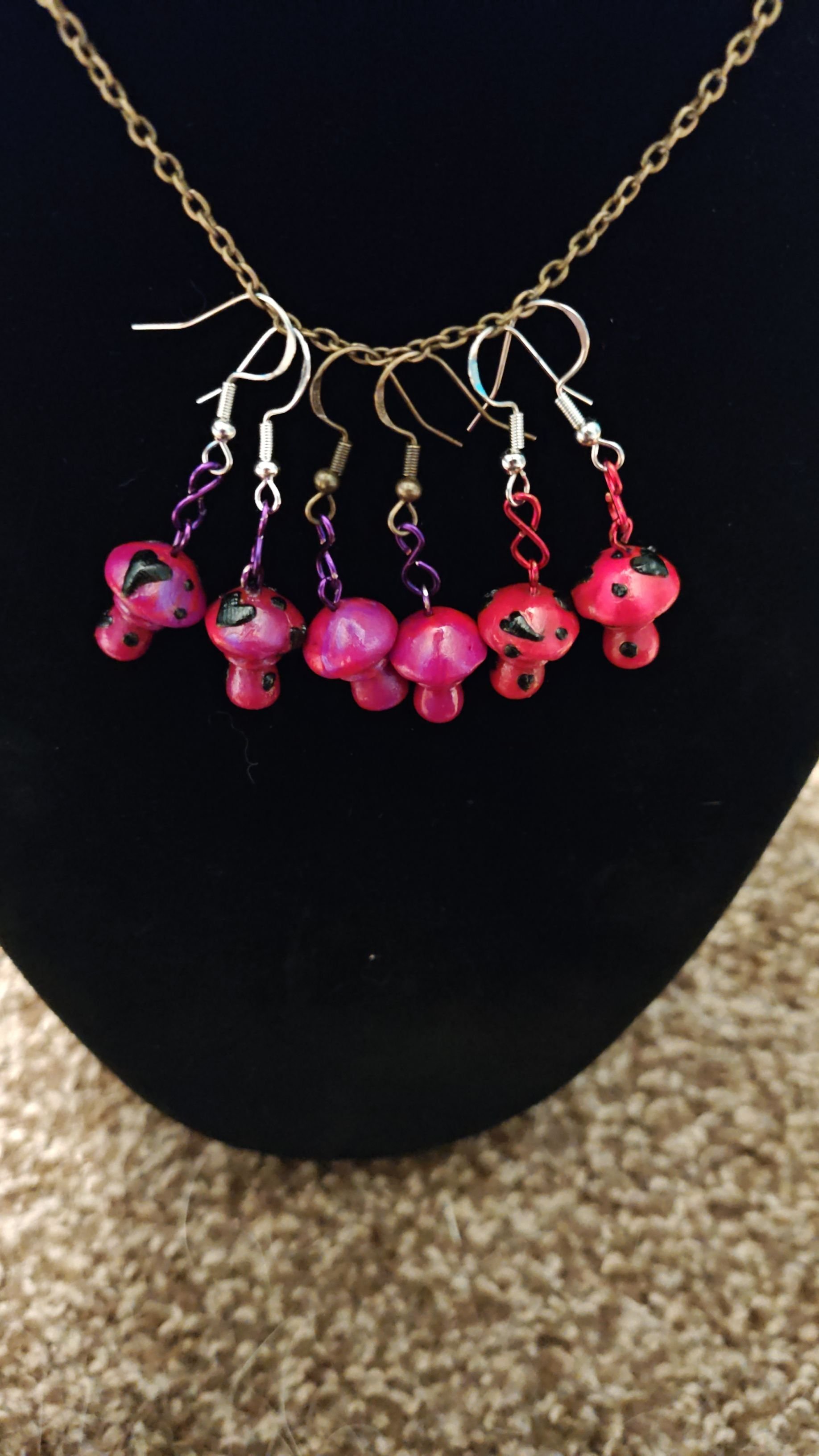 Mushroom Earrings Style 1
