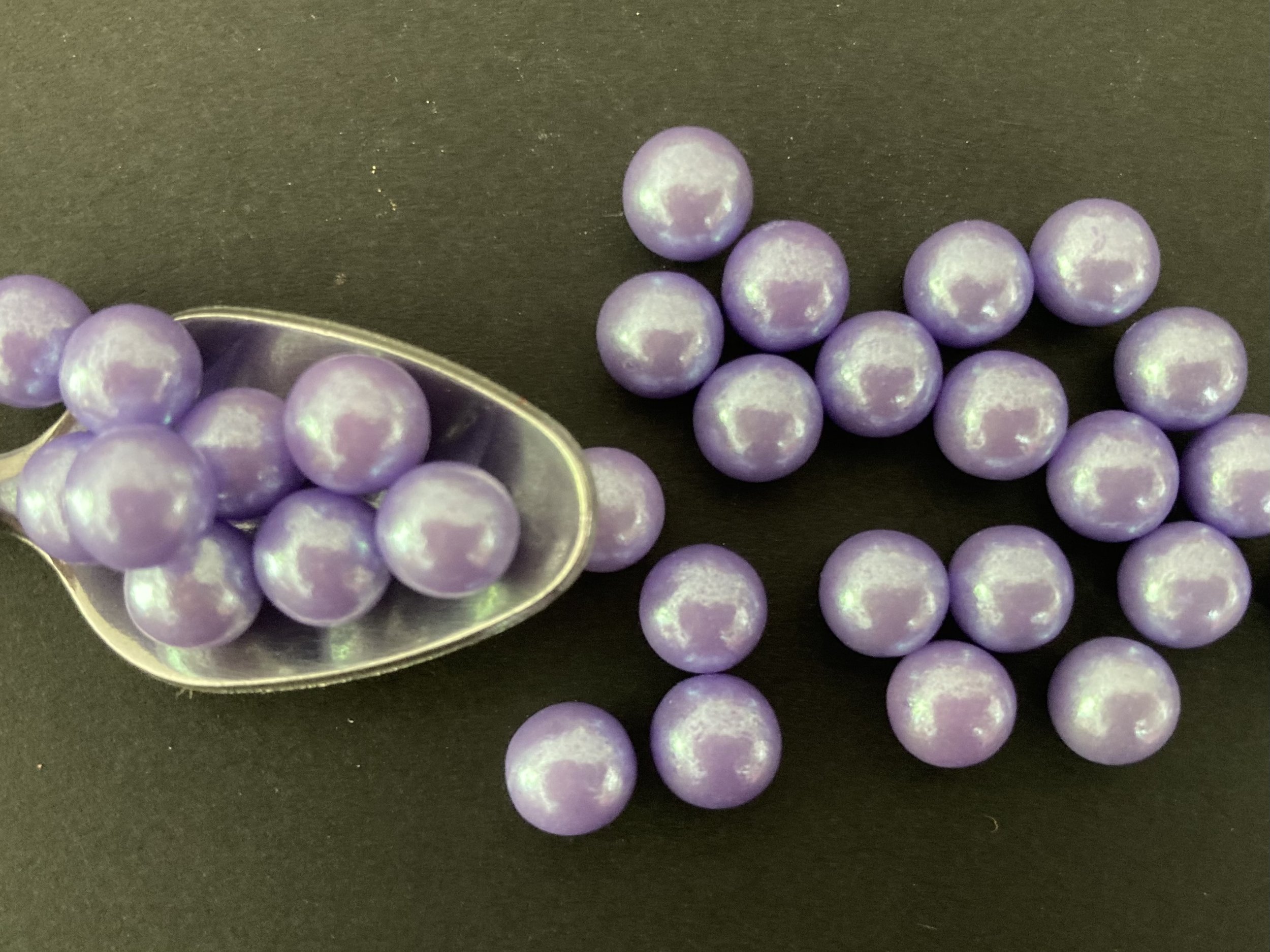 6mm Purple Sugar Pearls