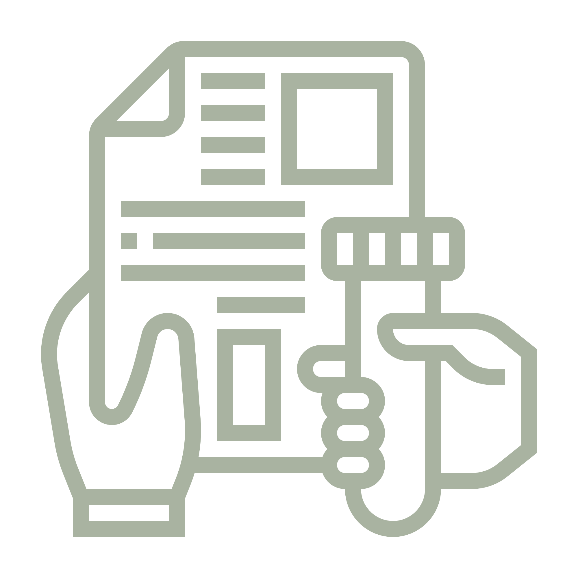 Line drawing of a hand holding a credit card near a payment terminal or card reader.