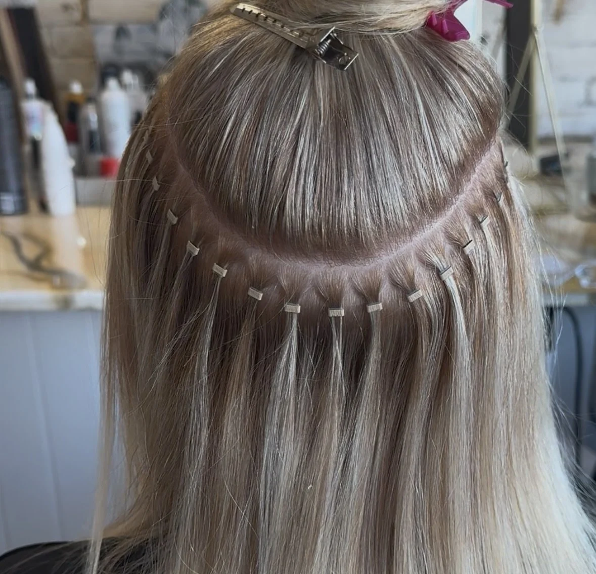 Flawless Foundation 👌✨
Creating a clean, precise section is essential for a safe and secure hair extension install &mdash; especially with weaves.

A well-structured base ensures the extensions are not only comfortable but also long-lasting and prot