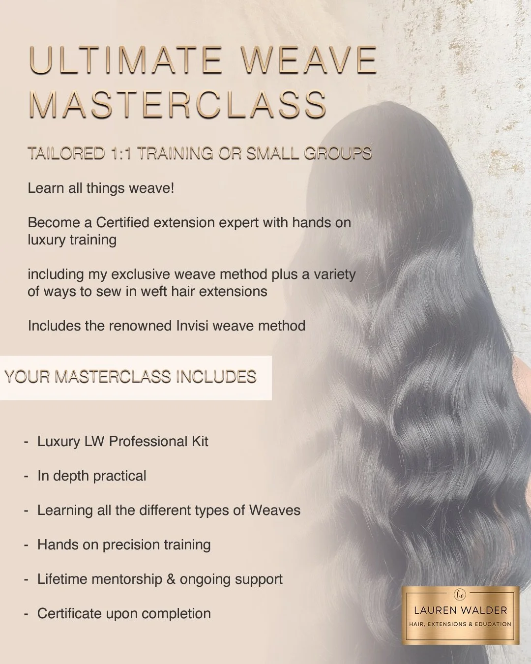✨ New Year, New Skills, New LEVEL! ✨

2026 is YOUR year to start fresh and step into the world of hair extensions with confidence. If you&rsquo;ve been dreaming about mastering extensions or adding high-value services to your menu, this is your sign.
