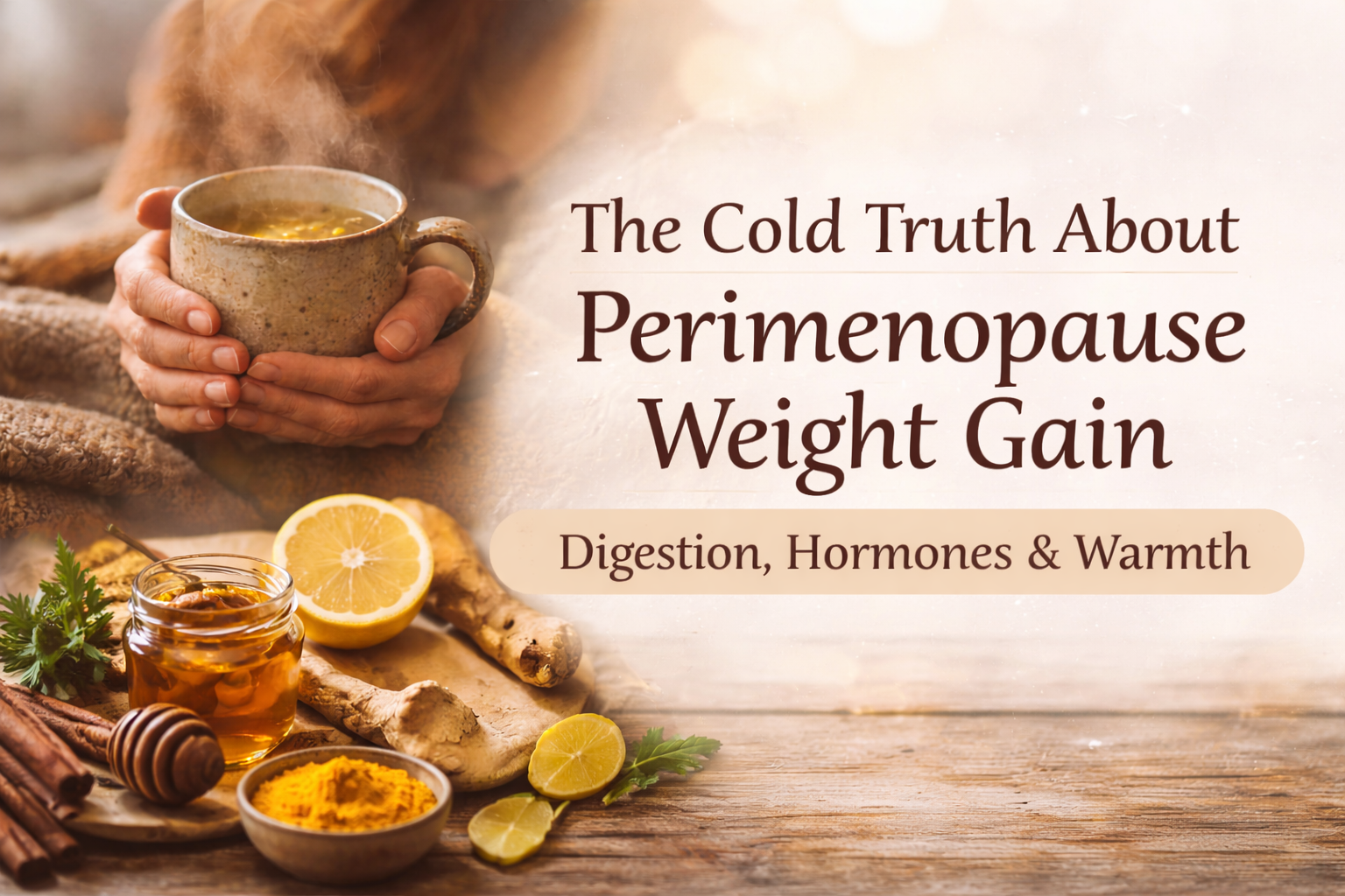 🌿 The Cold Truth About Perimenopause Weight Gain