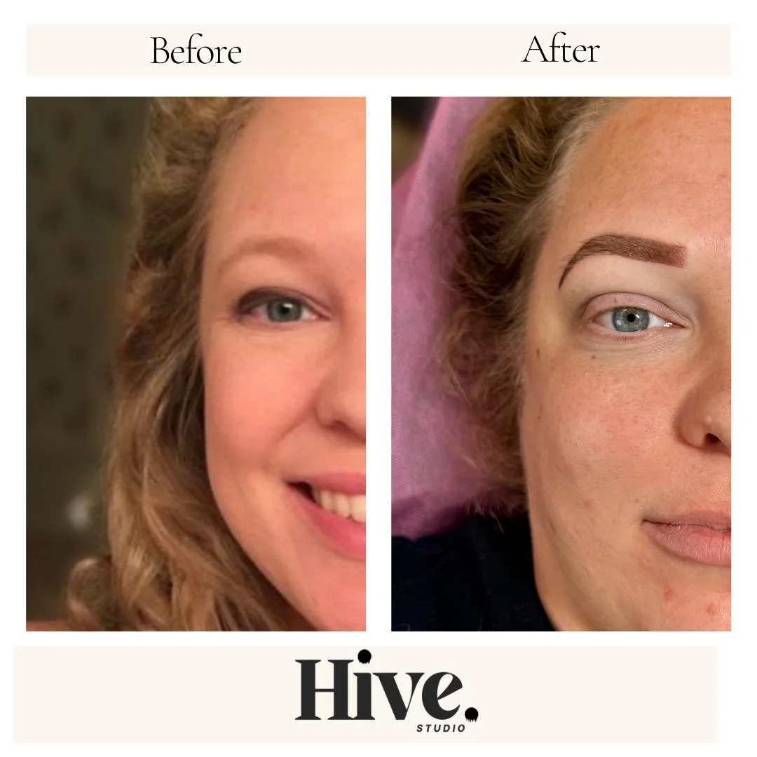 ✨ Transform your brows this season! ✨
Achieve soft, natural-looking, perfectly defined brows that last with our Powder Brow session at Hive Studio. Benefits include:
 • Long-lasting, smudge-proof results
 • Custom shading for your perfect