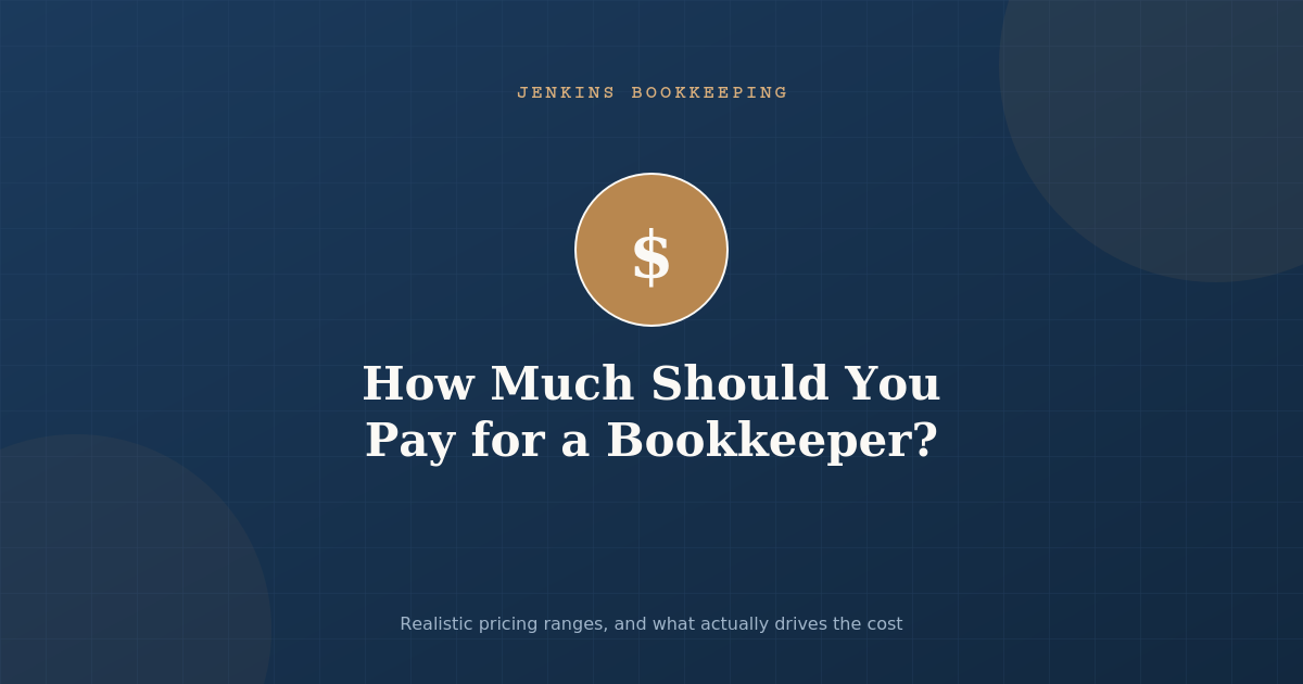 How Much Should a Small Business Actually Pay for a Bookkeeper?