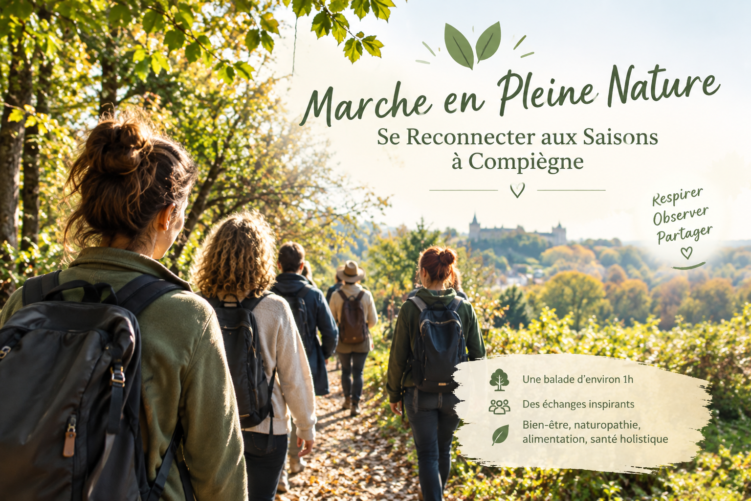 🍃 Marche en Pleine Nature : Se Reconnecter aux Saisons à Compiègne
