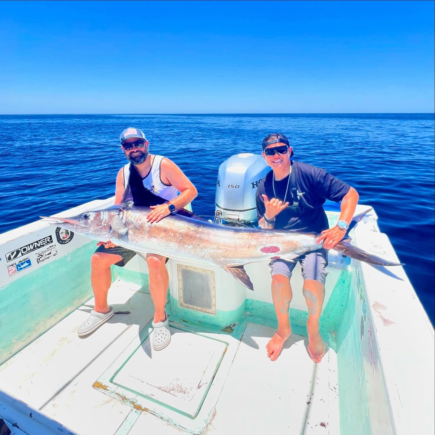What&rsquo;s biting in Cabo right now? 🎣🤙

Wahoo are thick, striped marlin are active, tuna and dorado are showing up strong&mdash;and we&rsquo;re starting to see sailfish move in. Summer bite is heating up. 

Let&rsquo;s go fishing!

#CaboFishing 