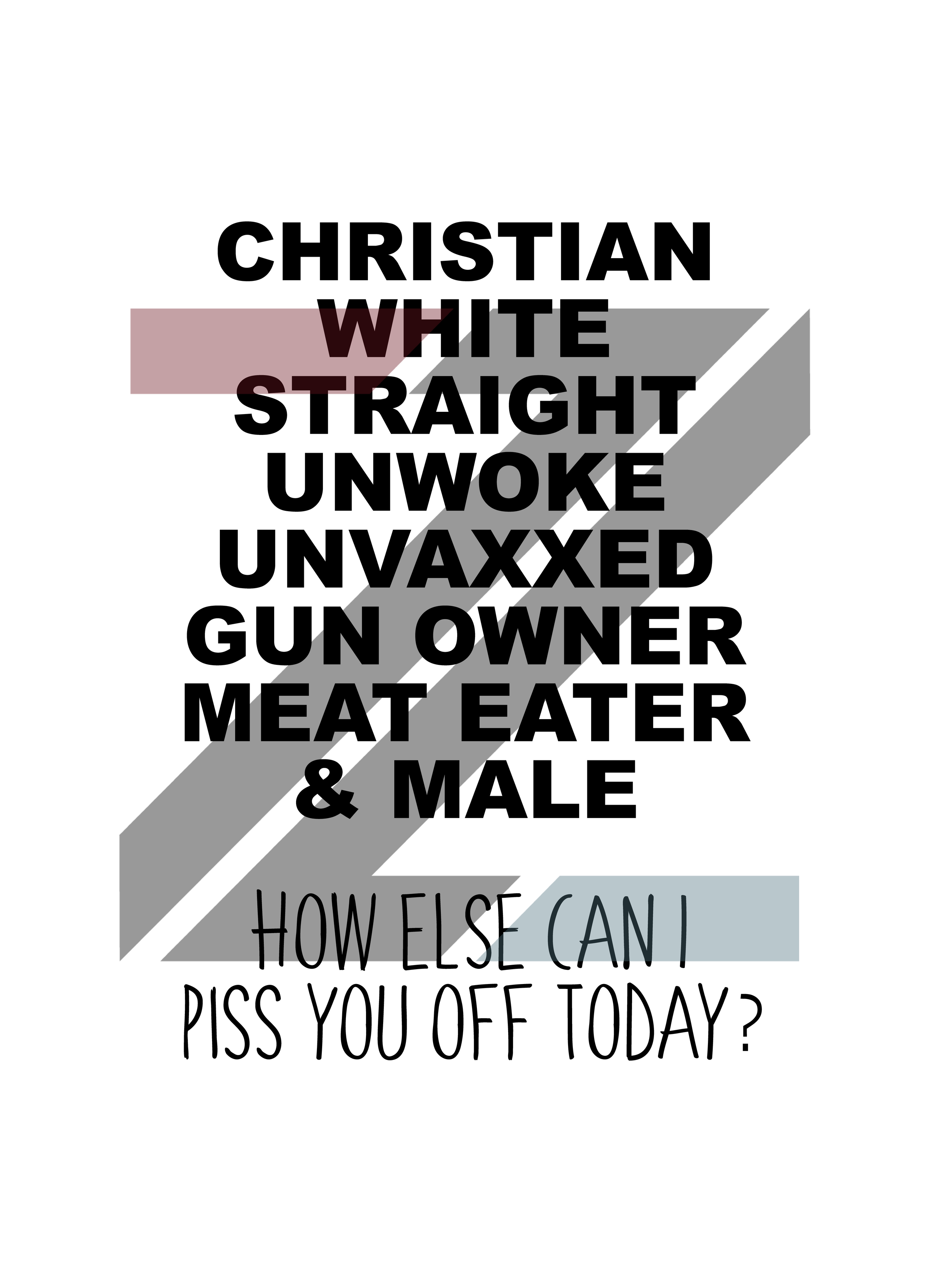 How Else Can I Piss You Off Today?