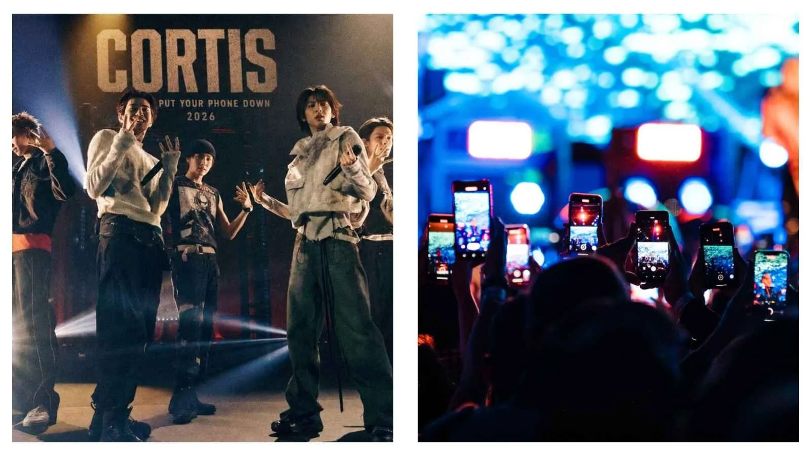 Music news: Put Your Phone Down! CORTIS reignites music's biggest concert debate