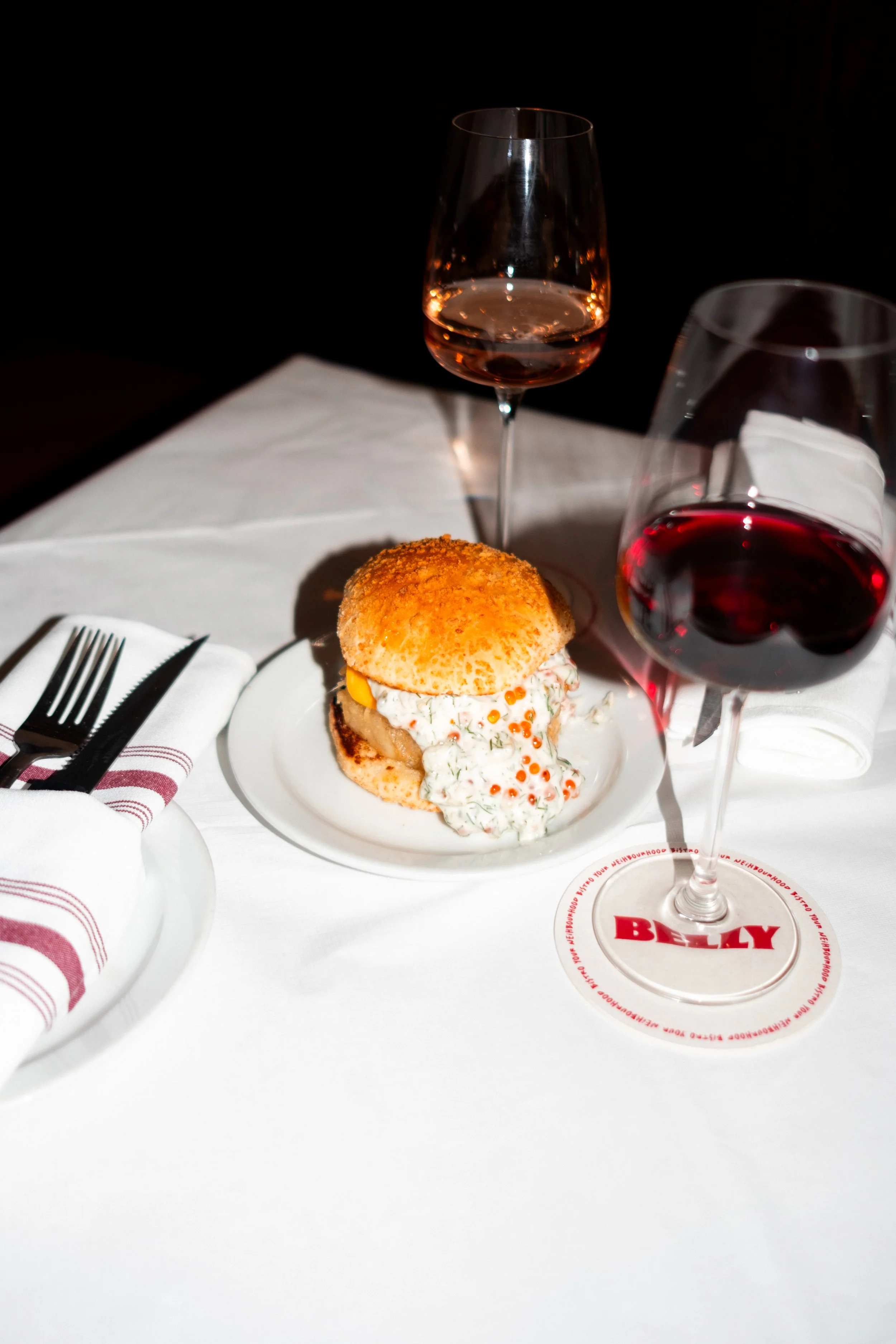 Belly’s Tempura Cod Pandesal Slider: A Bite of Comfort, A Pop of Luxury