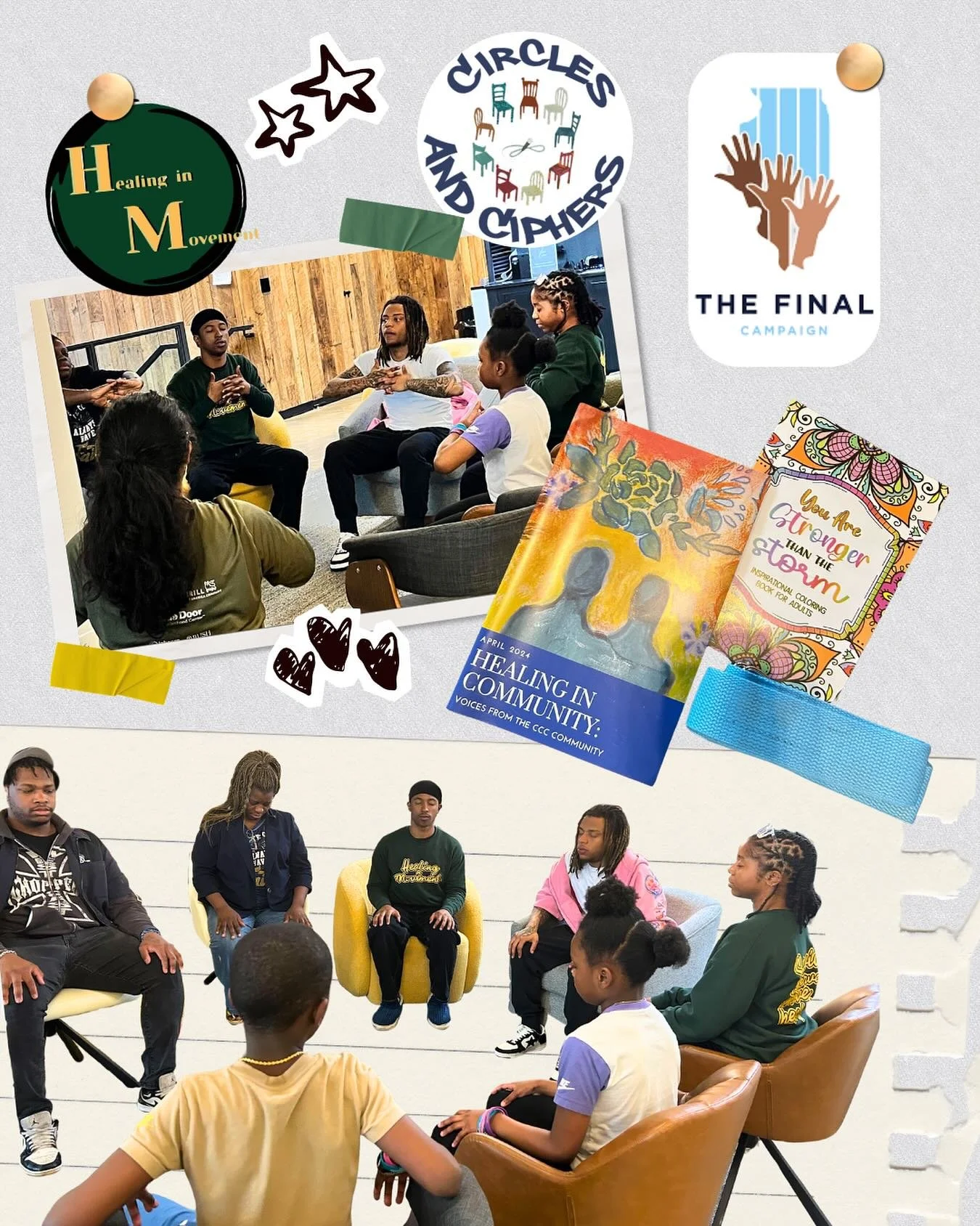 Our two sessions of the Onna Way Back program was amazing! We are so blessed to campaign with not only @circles_ciphers &amp; @thefinal5campaign, (shout out to Heaven and Alicia for spearheading this incredible event) but with our participants as wel
