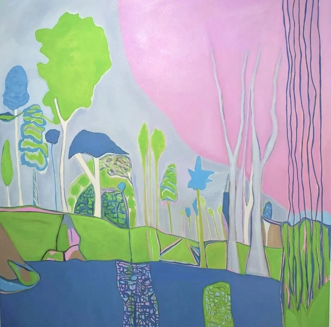"Sunday Vista", 60x60, 2025