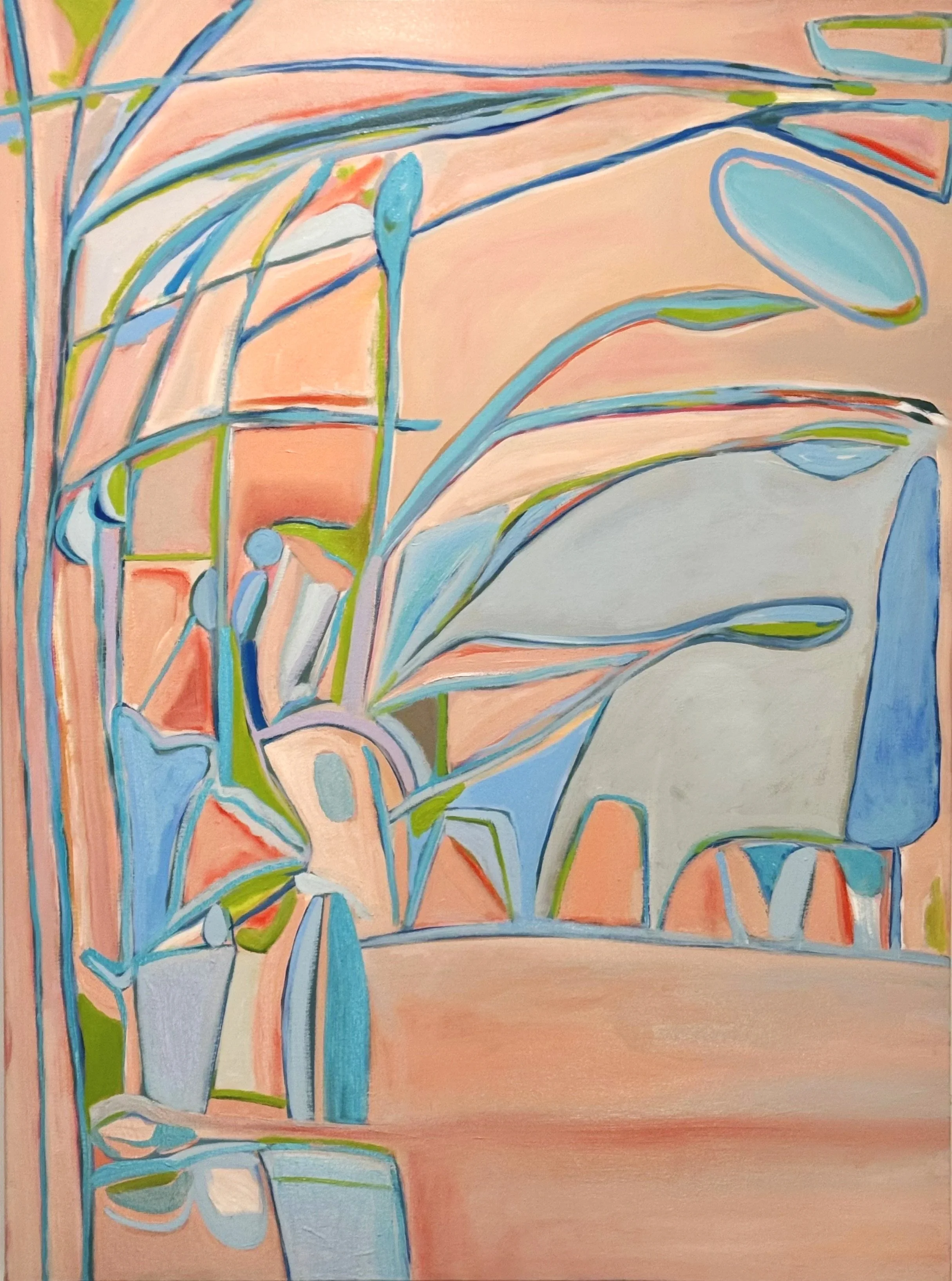 "Modern Marsh", 36x48, 2025