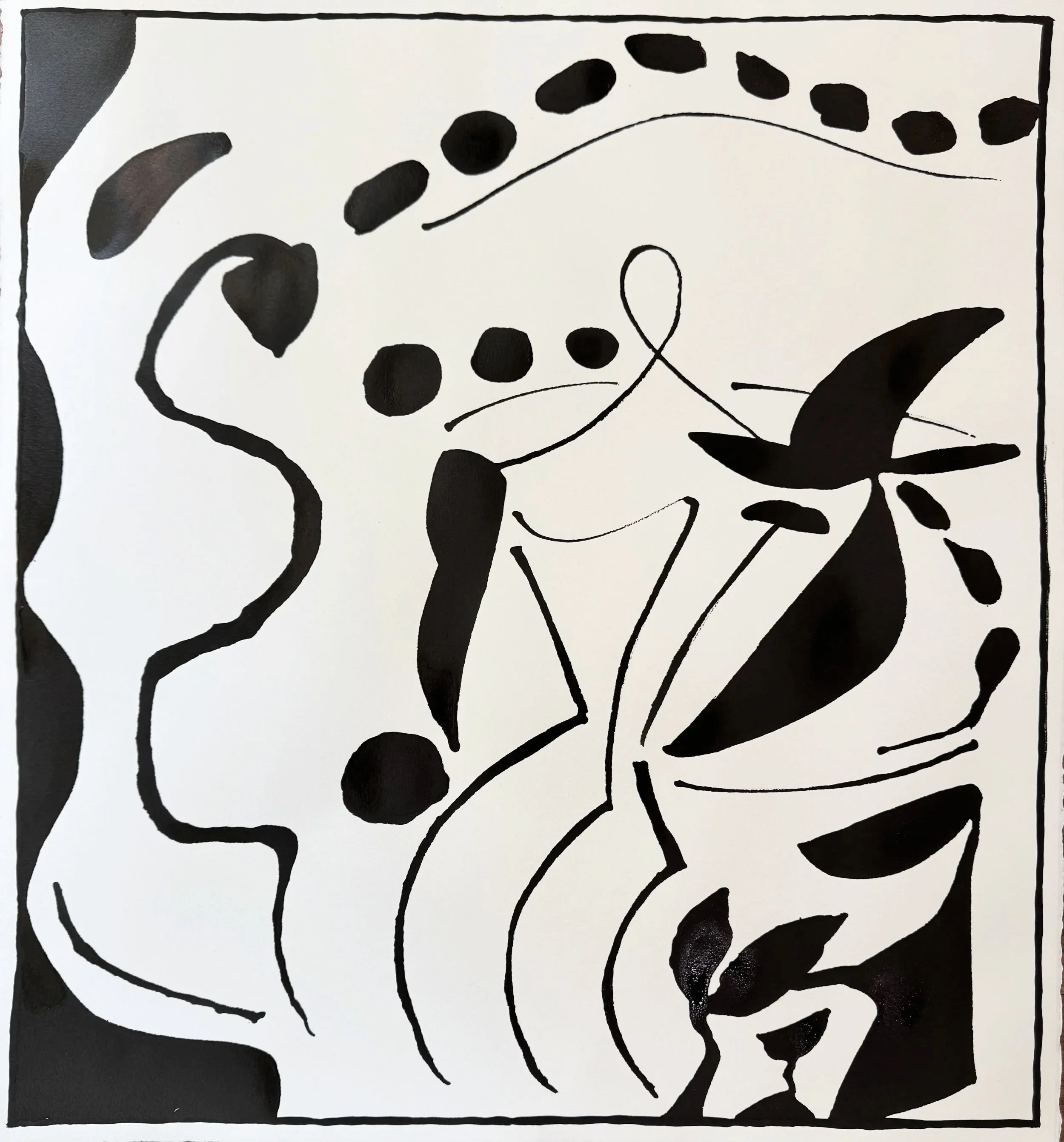 "Awake in Nature 1", 22.5 x 24", 2025