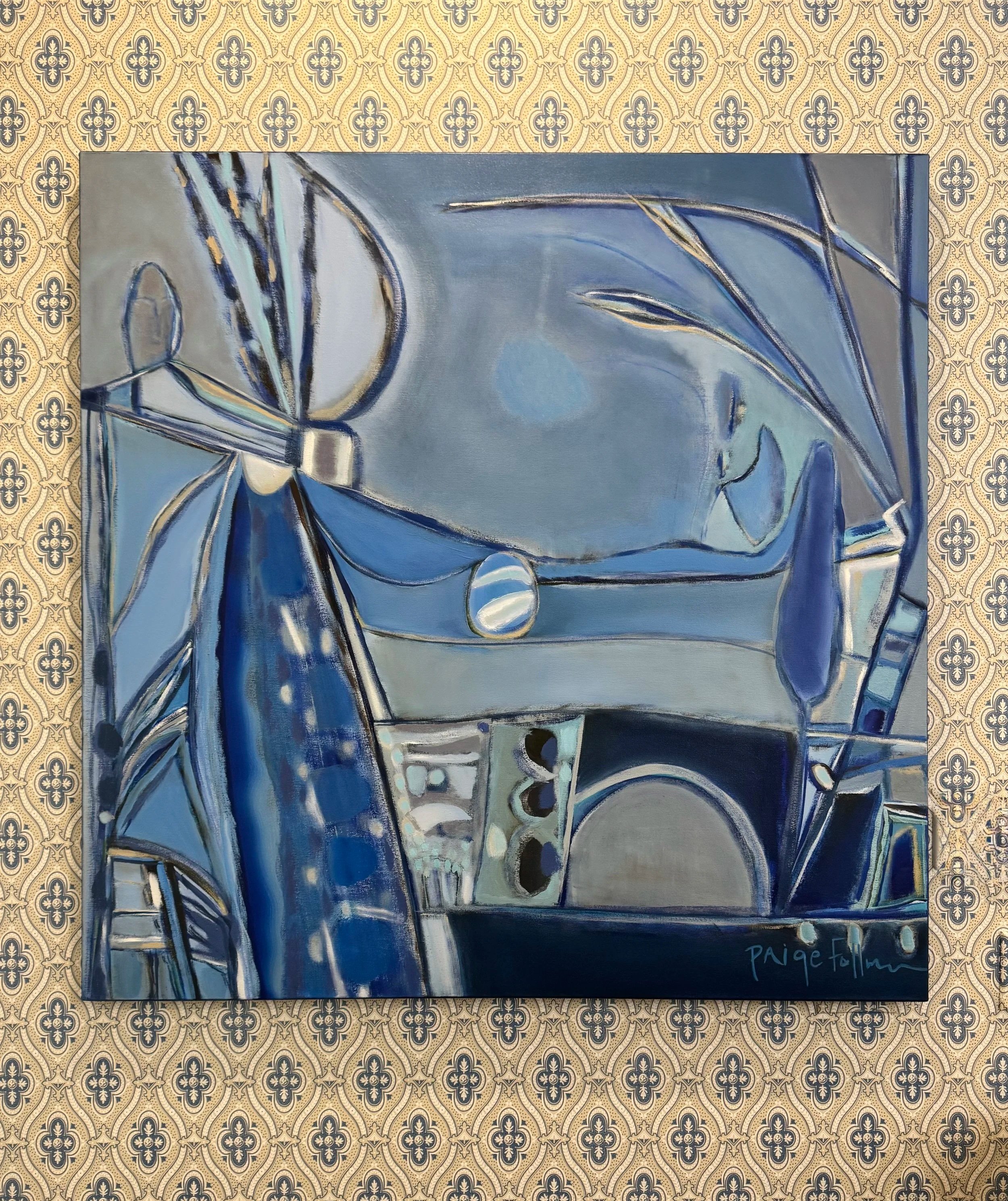 "Marsh Escape", 48 x 48 inches, oil on canvas, 2025. AVAILABLE