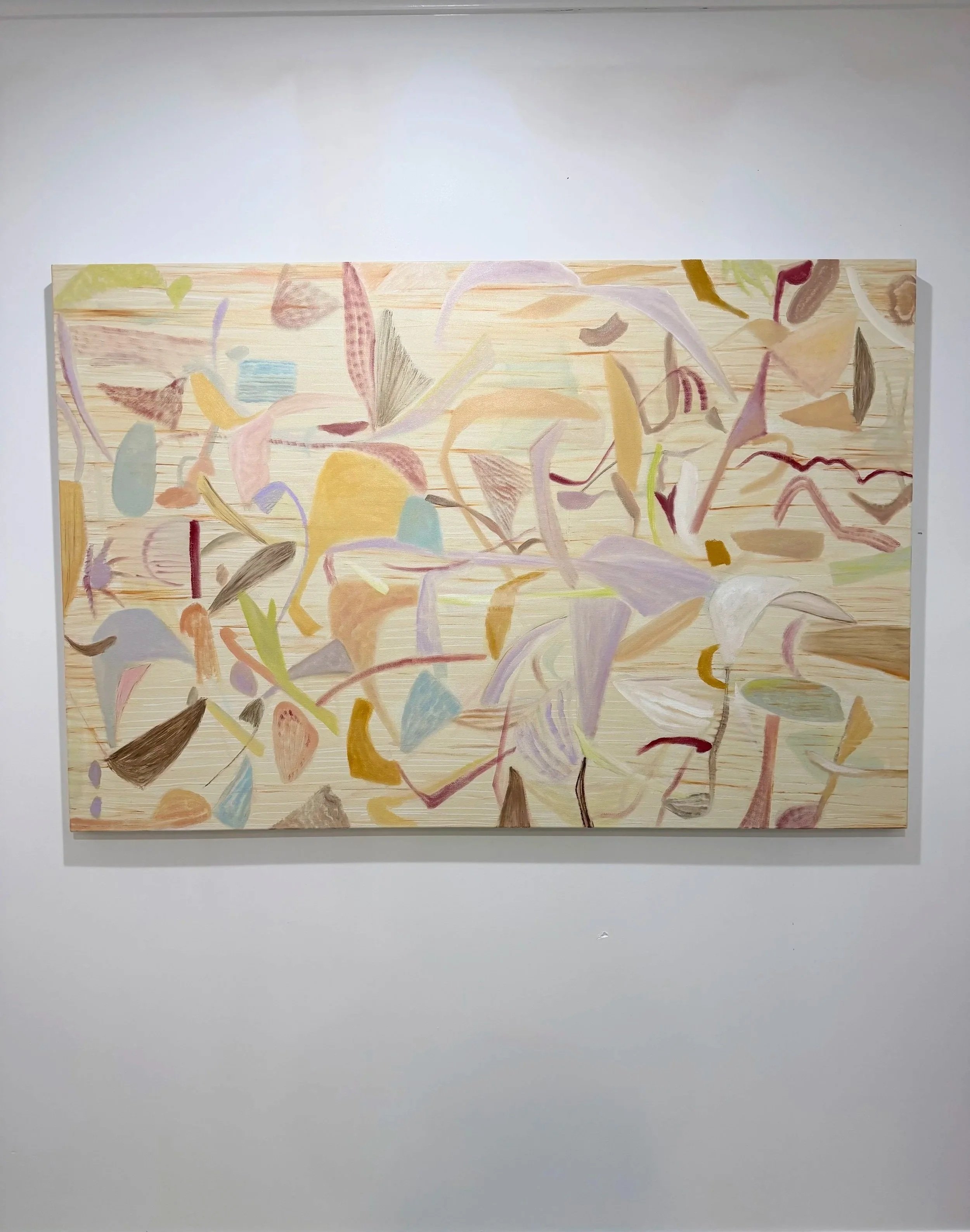 "Shape Shift", 40 x 60 inches, oil on canvas, 2026. AVAILABLE