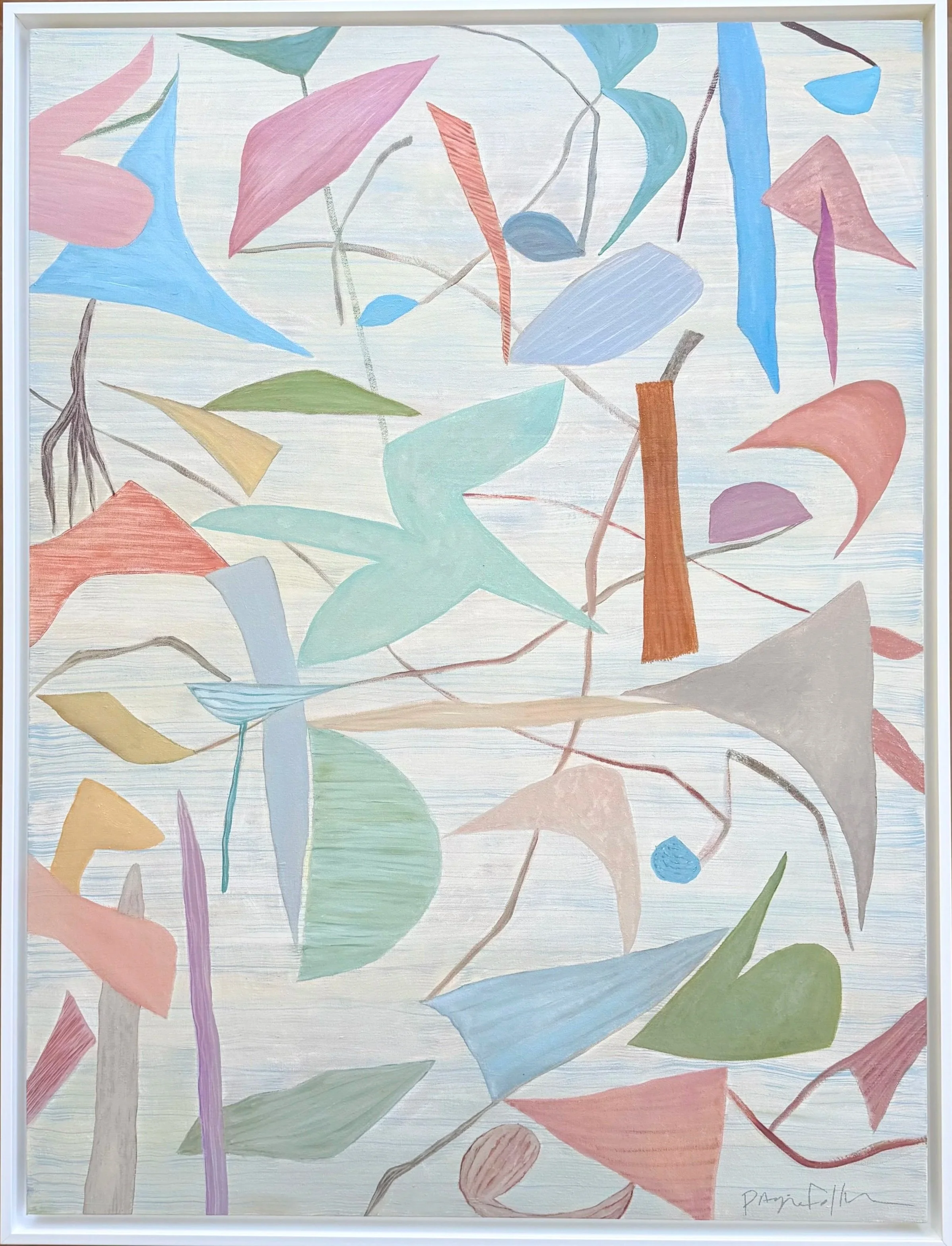 
"Shape Shift 3", 30 x 40 inches, oil on canvas, 2026. SOLD 🔴 - Paloma & Co. Houston