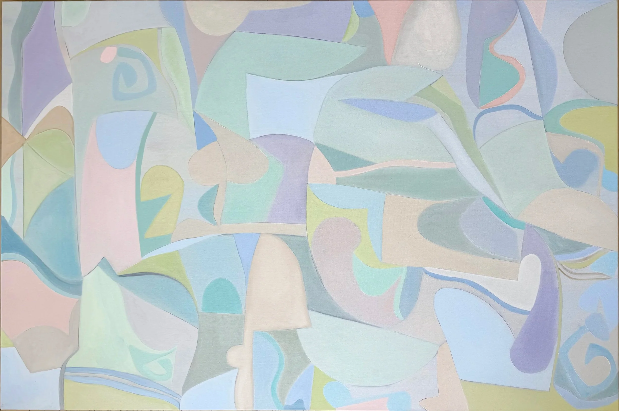 "Pucci", 40 x 60 inches, oil on canvas, 2026. Coming soon to Anne Neilson Fine Art. 