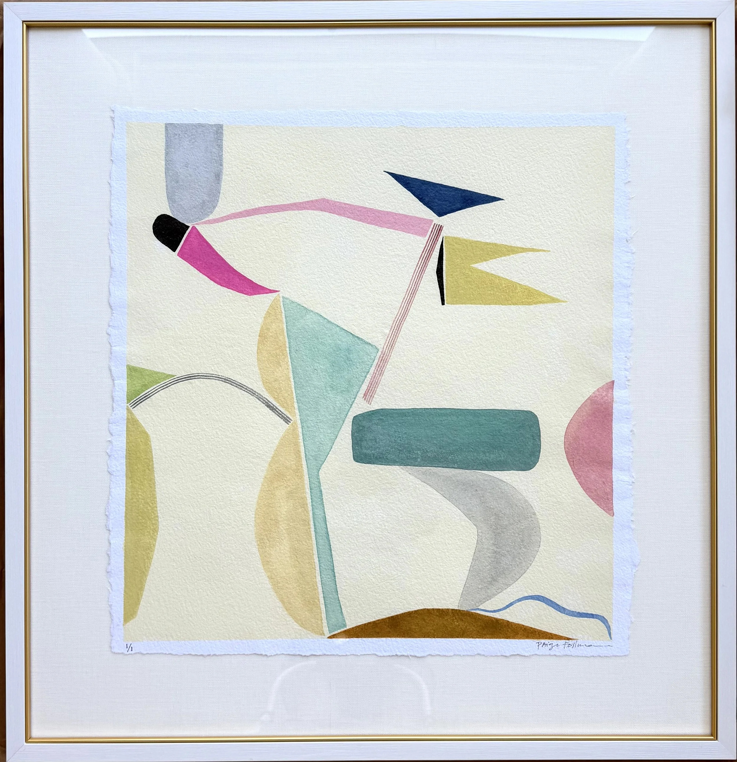 "Tropism 1", 33 x 34 inches, mixed media on handmade paper, coming soon to Anne Neilson Fine Art. SOLD 🔴