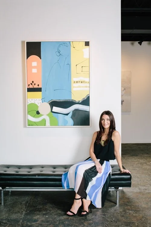 "A Future Trip", 36 x 48 inches, mixed media on canvas, 2017. SOLD