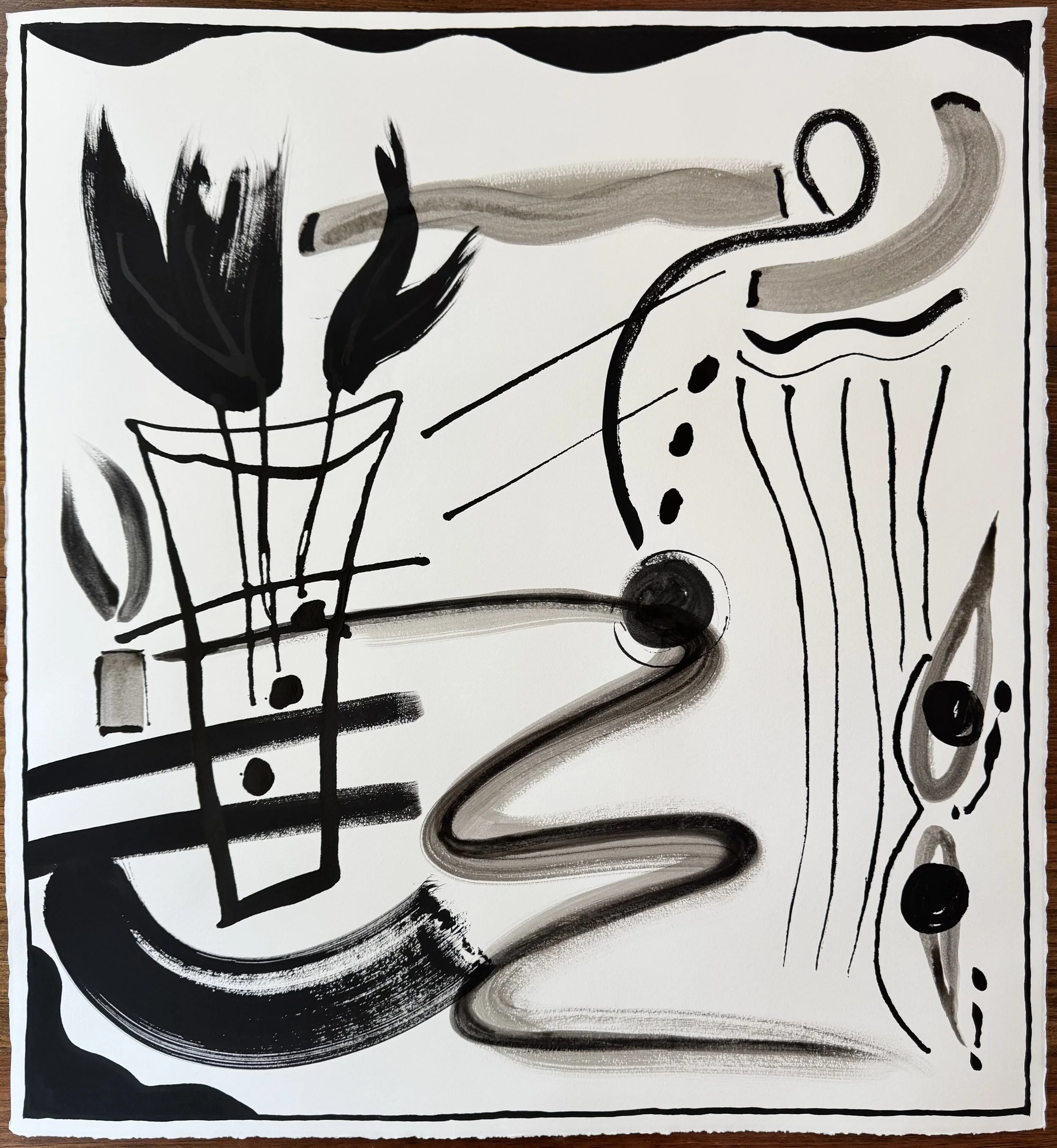"Awake in Nature 5", 22.5x24, 2025