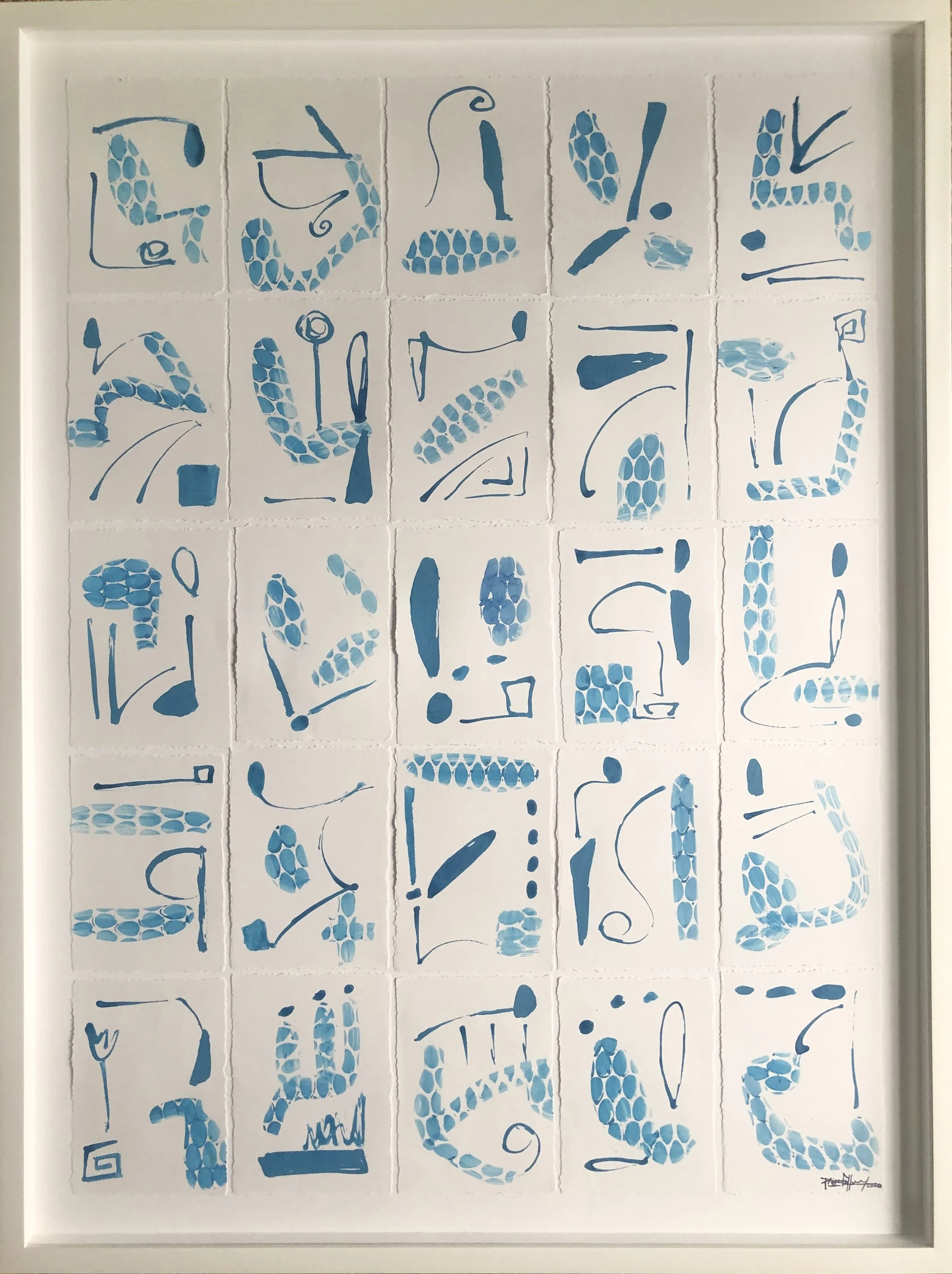 "Park Cities Papers", 35 x 45 inches, mixed media on paper, 2021. SOLD